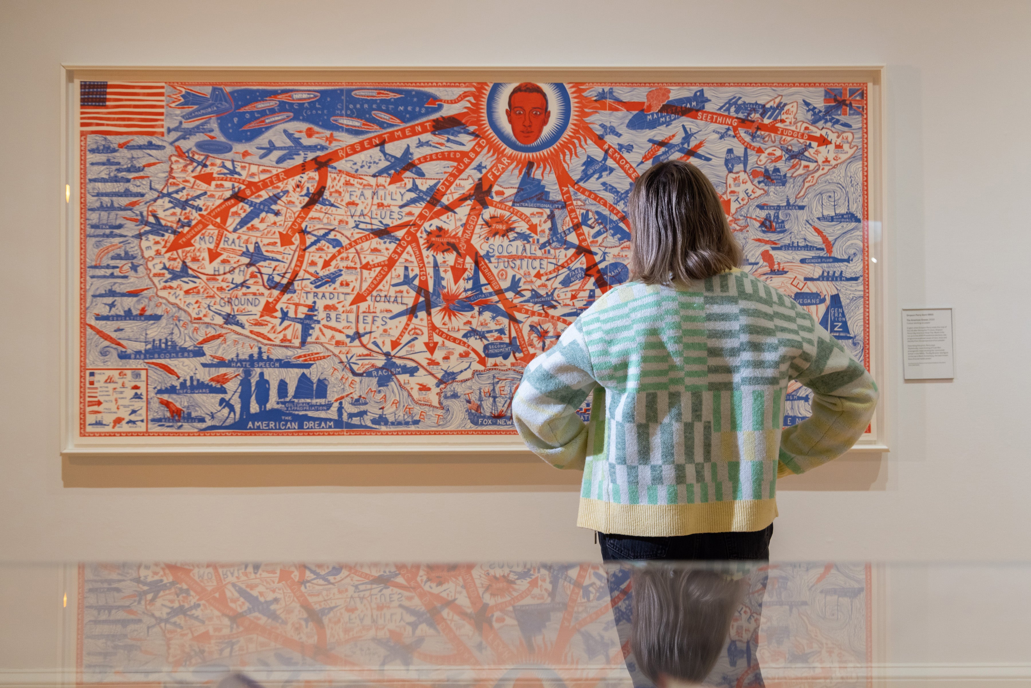 <p>The American Dream by Sir Grayson Perry is on show in Modern One</p>