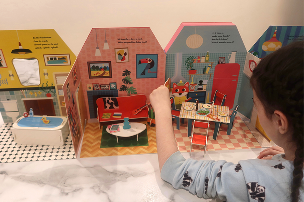 Best kids Christmas books Indybest review ‘Fold-Out + Play Doll’s House, published by Nosy Crow’