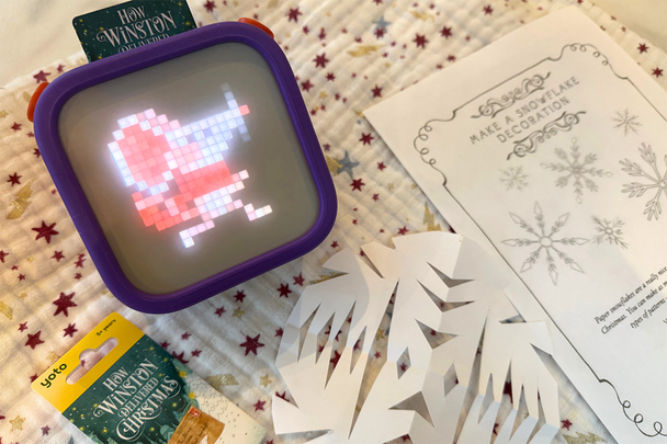 Best kids Christmas books IndyBest review ‘How Winston Delivered Christmas’ Yoto digital card