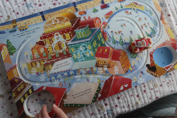 Best kids Christmas book Indybest review ‘Wind Up Santa’s Sleigh’ by Fiona Watt, published by Usborne Publishing Ltd