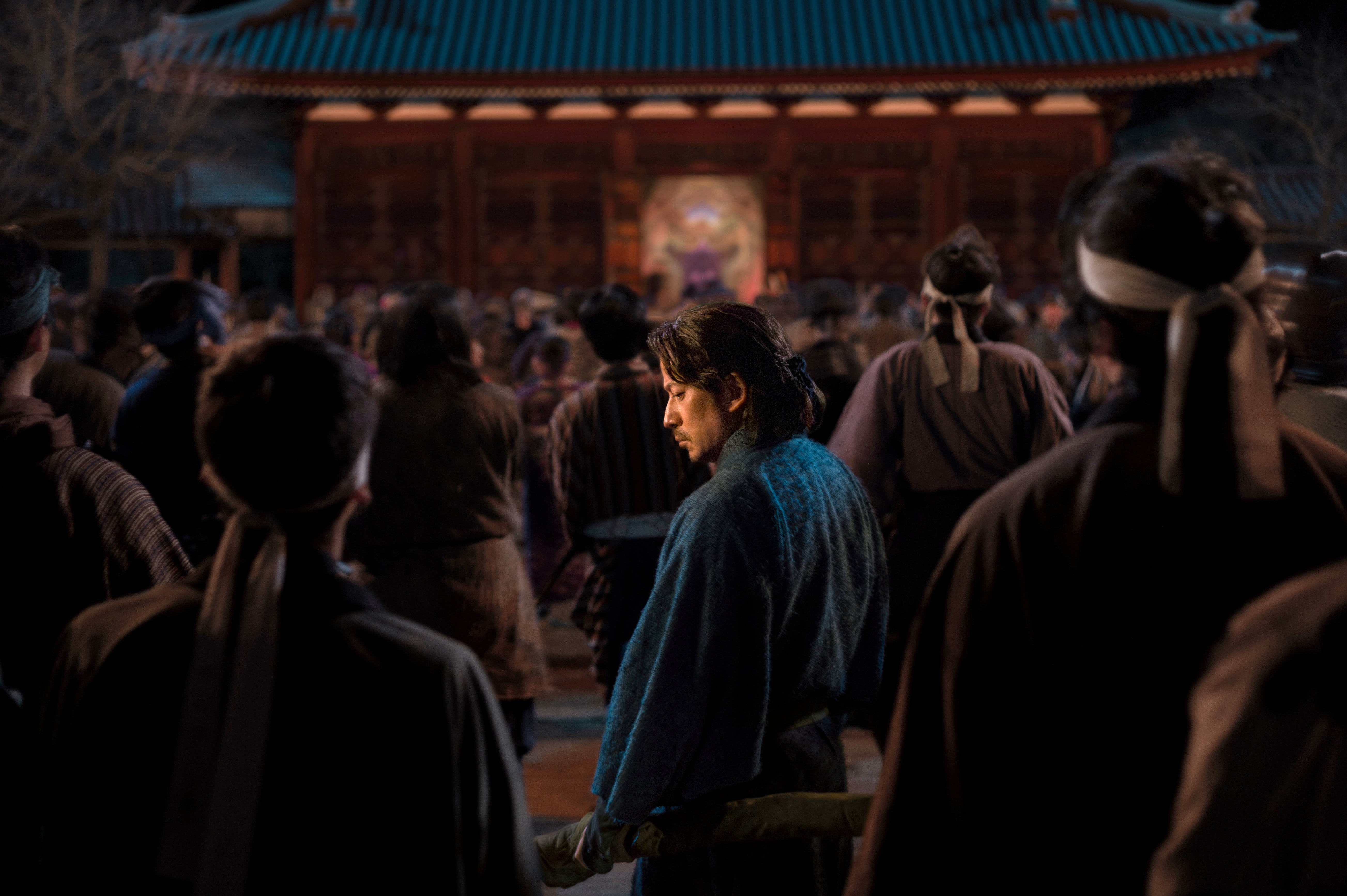This image released by Netflix shows Jun'ichi Okada in a scene from "The Last Samurai Standing"