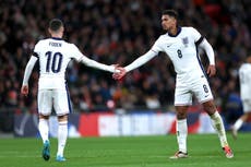 Harry Kane, Jude Bellingham and Phil Foden can’t all play in same England team, says Thomas Tuchel