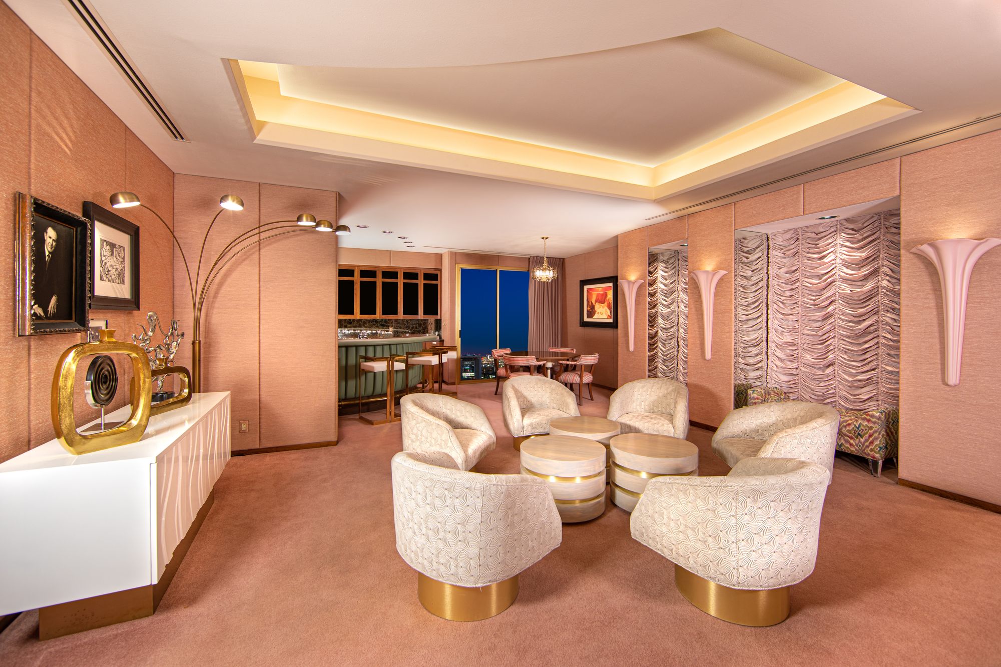 The Jackie Gaughan penthouse suite is a feast for the senses