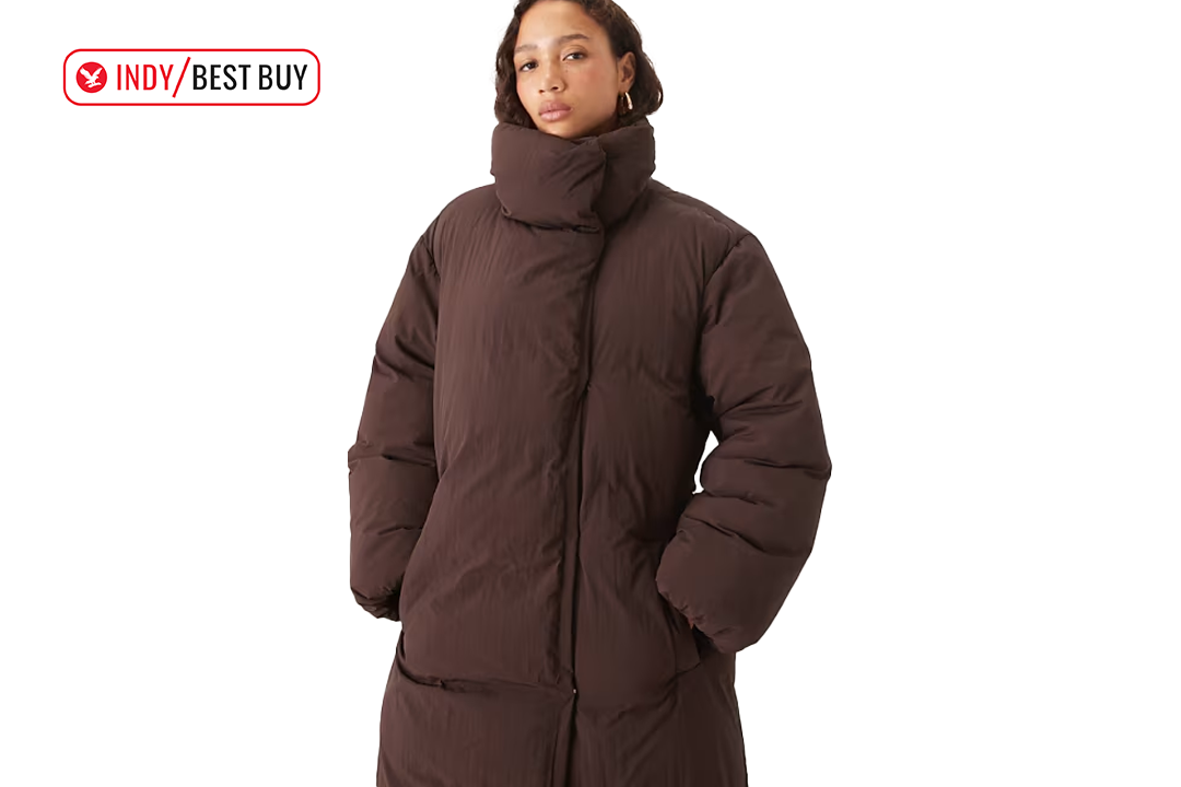 Best duvet coat Indybest review Asos Design funnel neck longline puffer jacket