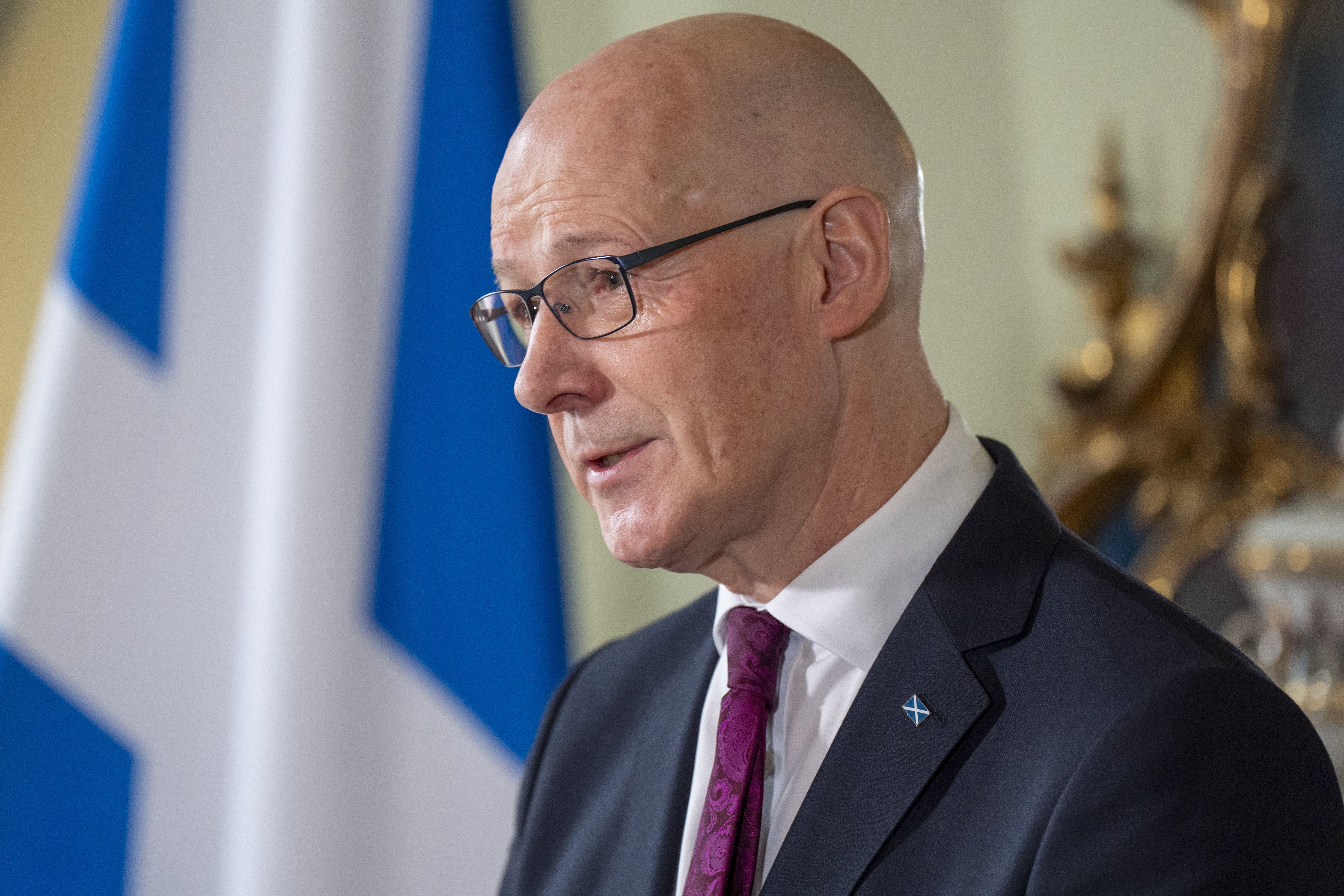 John Swinney said the first Scottish Government bonds should be issued in 2026-27 (Jane Barlow/PA)