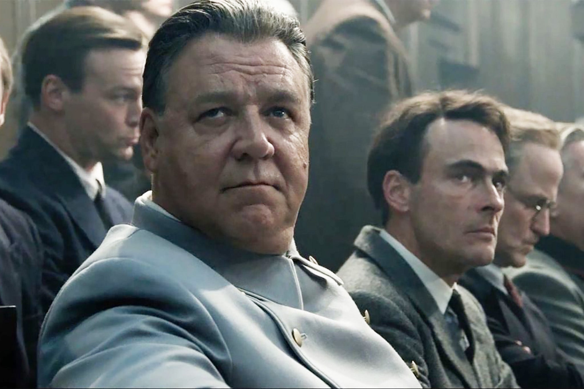 Russell Crowe as Hermann Göring in ‘Nuremberg’
