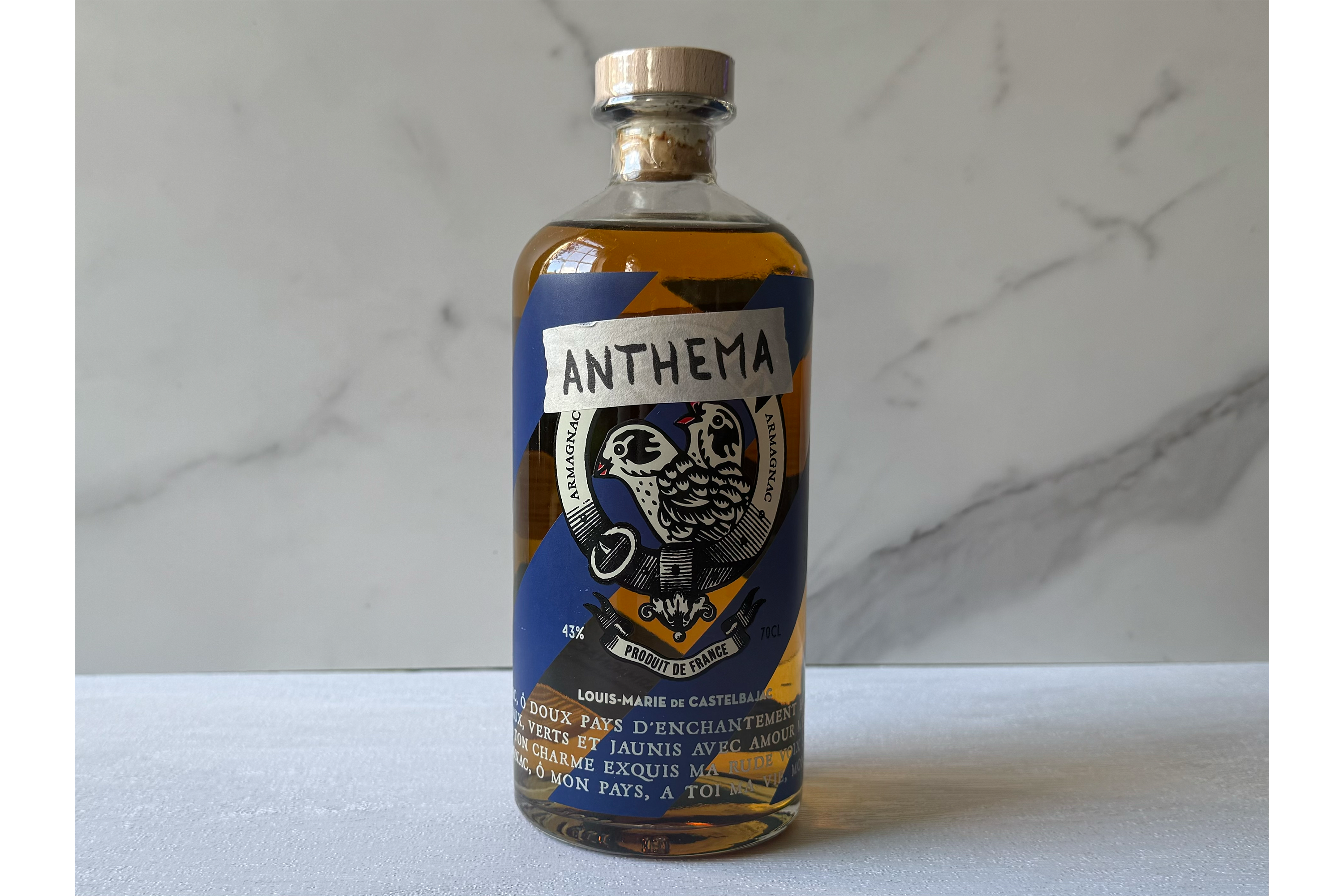 best armagnac indybest review Anthema d'Azur blue bas armagnac VS