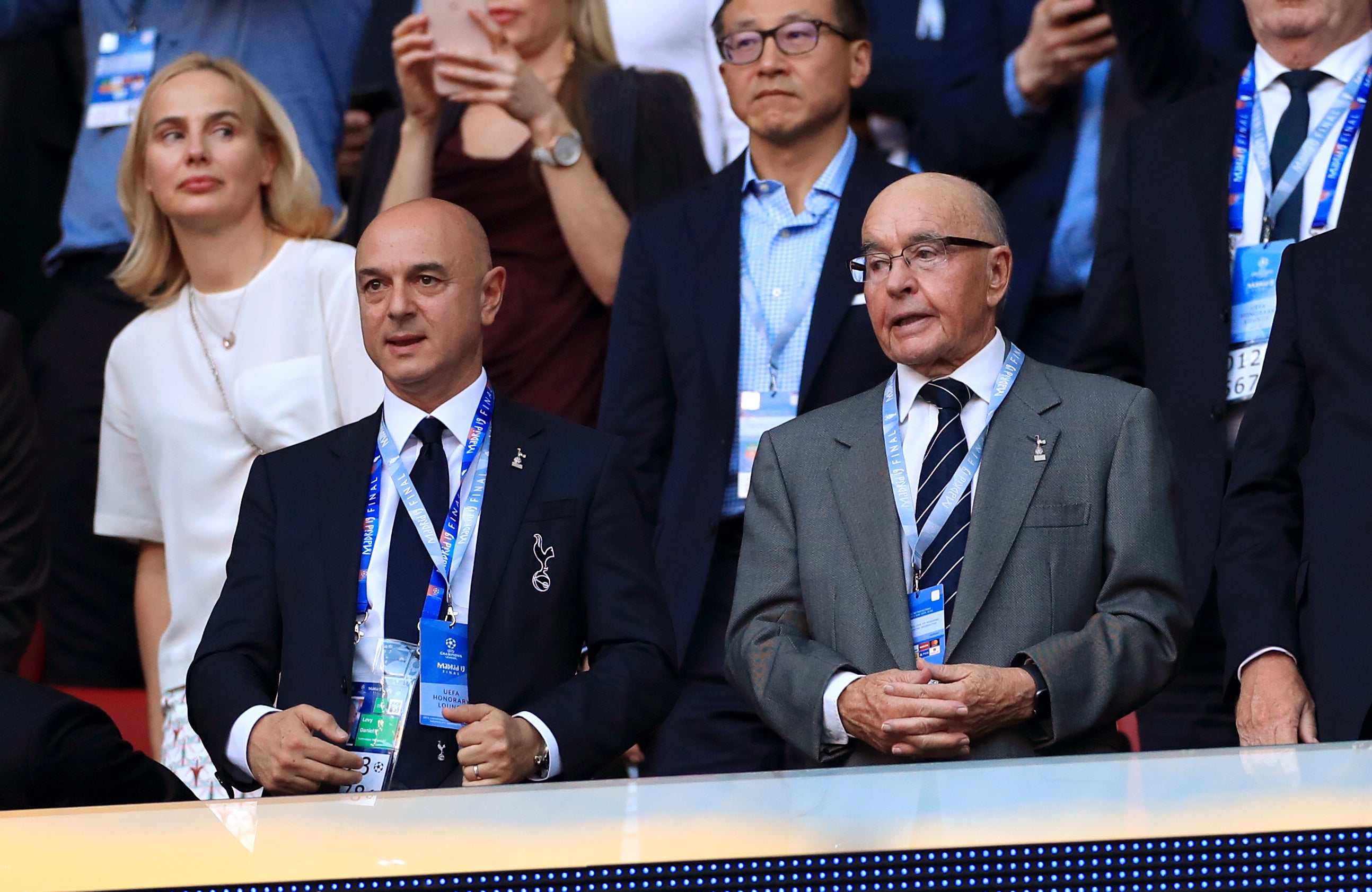 Yesterday’s men: Tottenham Hotspur’s former CEO Daniel Levy and ex-owner Joe Lewis have moved on
