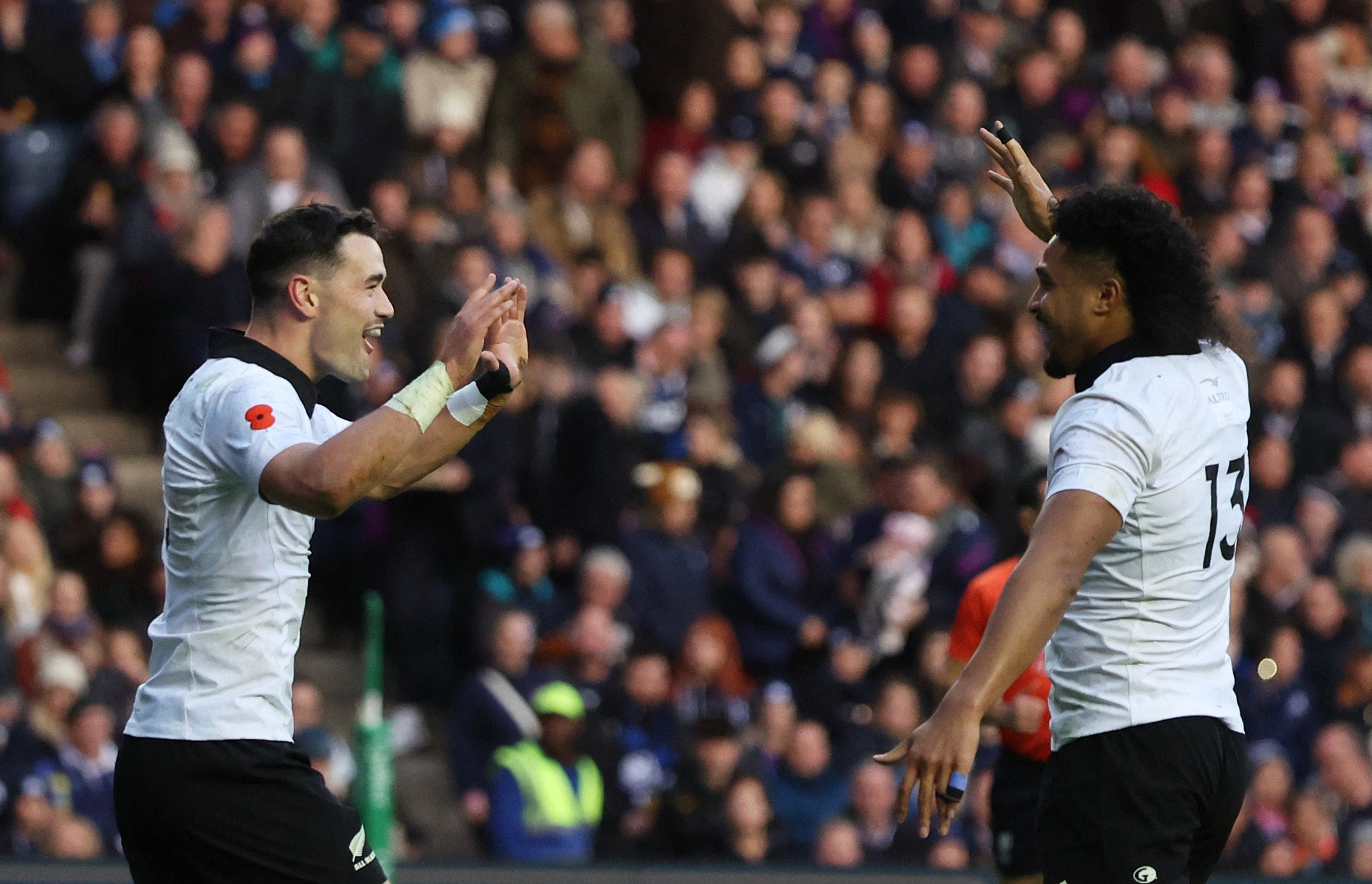 Will Jordan and Leicester Fainga'anuku are long-time teammates