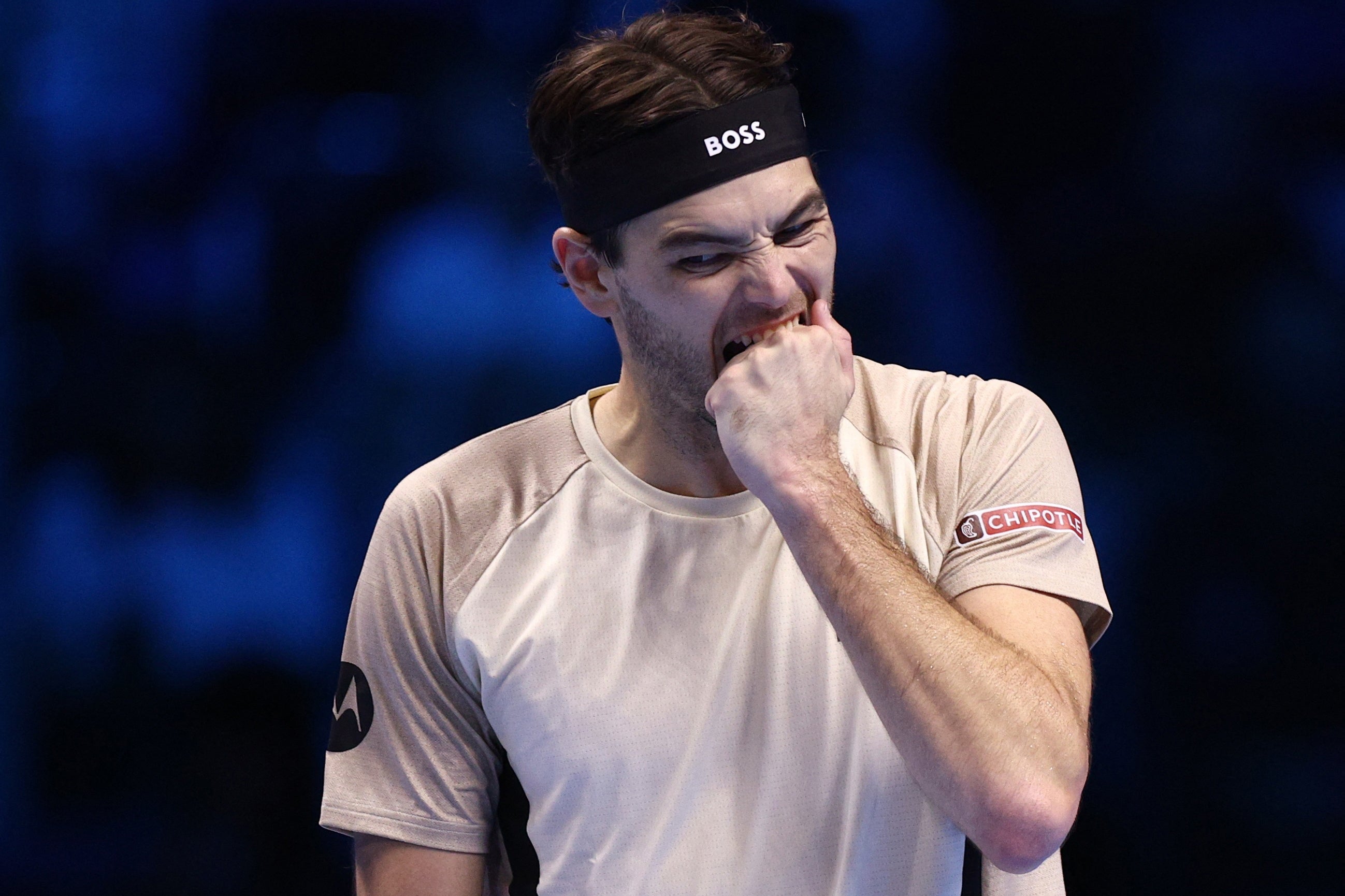 Taylor Fritz is out of the ATP Finals after losing to Alex de Minaur