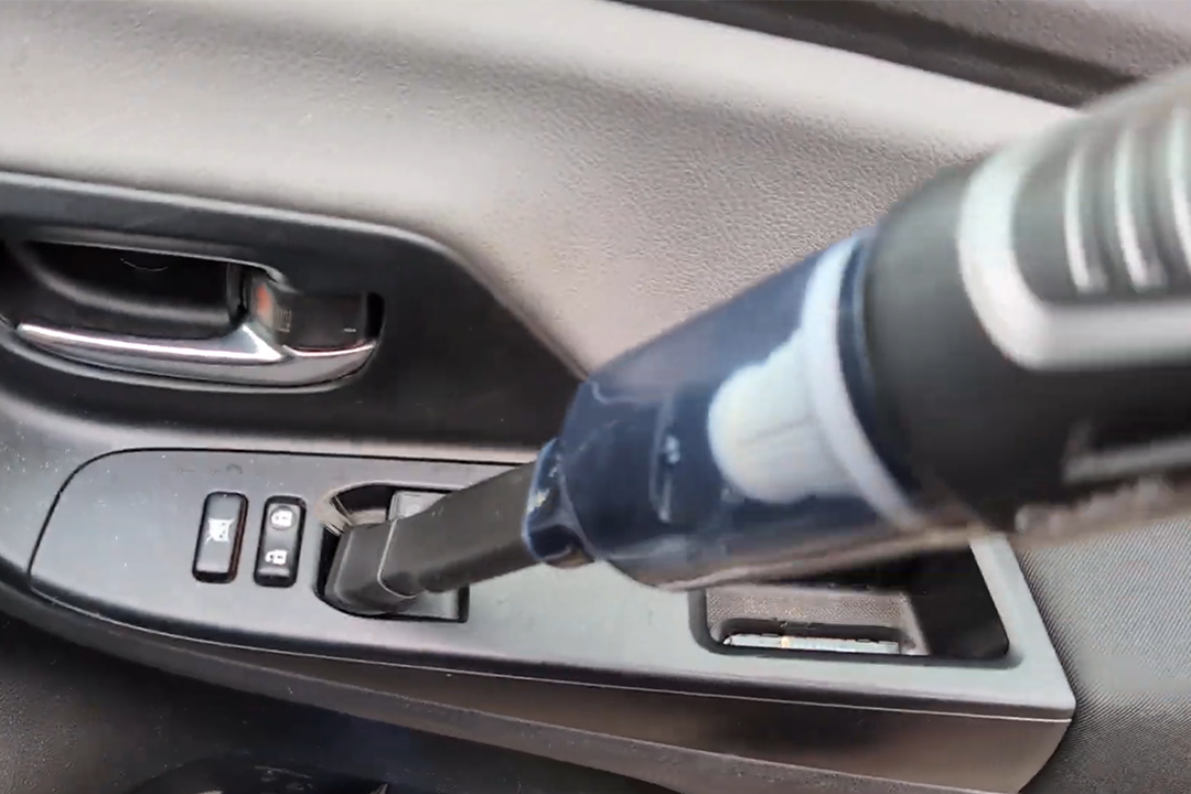 Each vacuum was put through its paces in my well-trodden family car