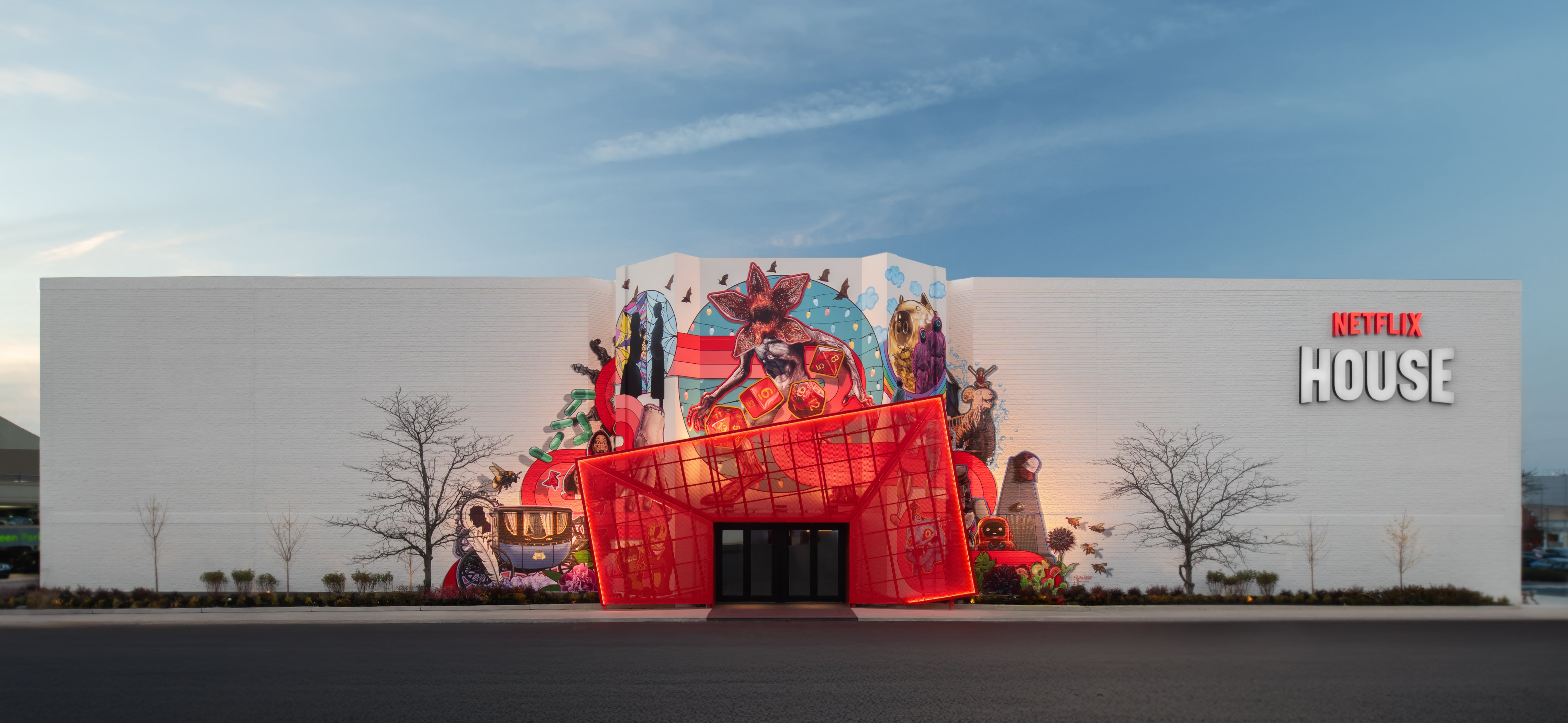 Netflix’s first-ever amusement park has opened in Pennsylvania, boasting immersive attractions and food items themed to the streamer’s shows and movies