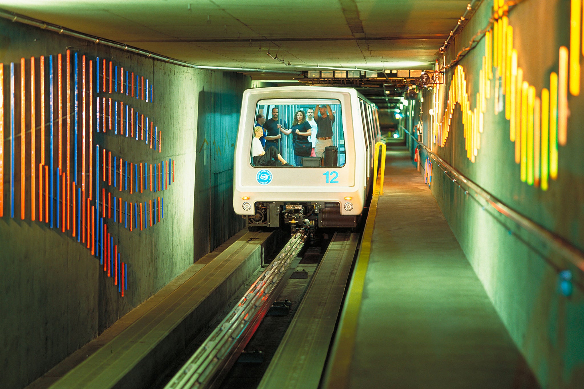 A network of tunnels beneath the airport was built for a failed baggage system – but some say it’s now home to lizard people