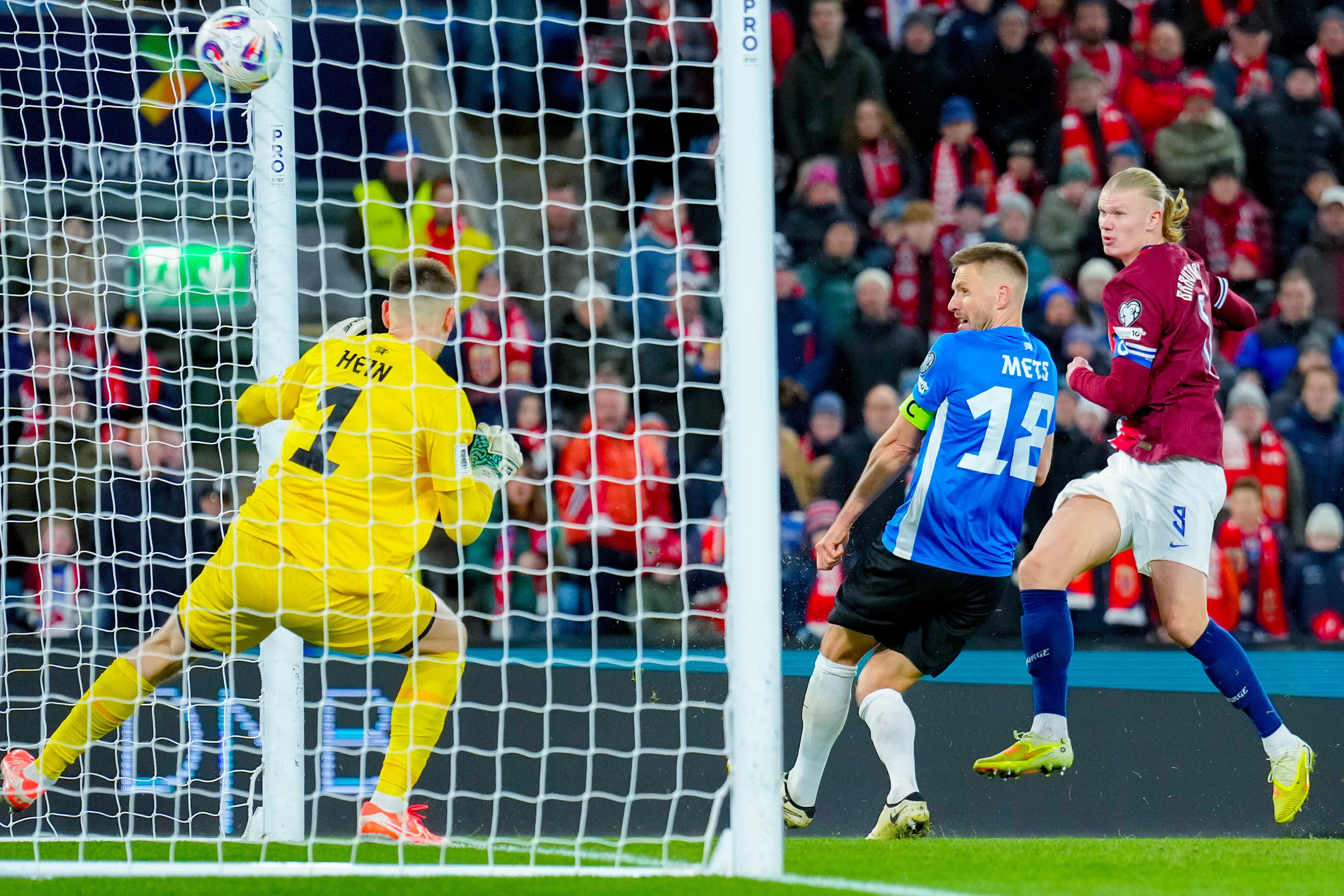 Erling Haaland starred in Norway’s 4-1 win over Estonia on Thursday
