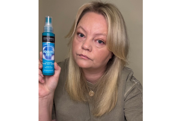 best volumising hair product indybest review John Frieda volume lift thickening blow-out spray