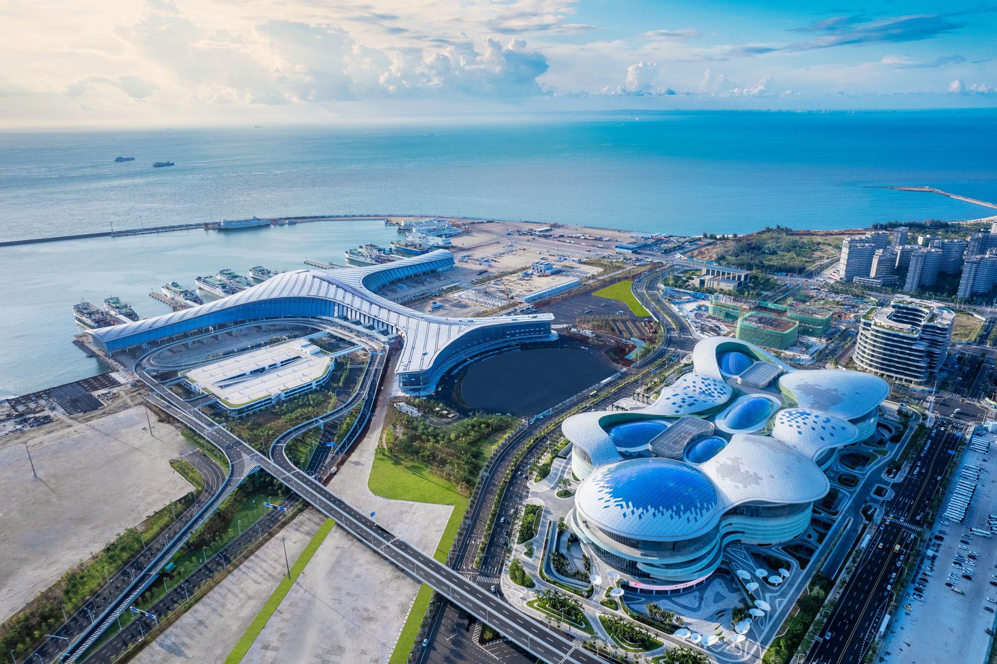 <p>The Haikou International Duty-Free City in Haikou, Hainan province</p>