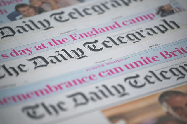 <p>The Telegraph Media Group is set to be sold to the Daily Mail and General Trust</p>