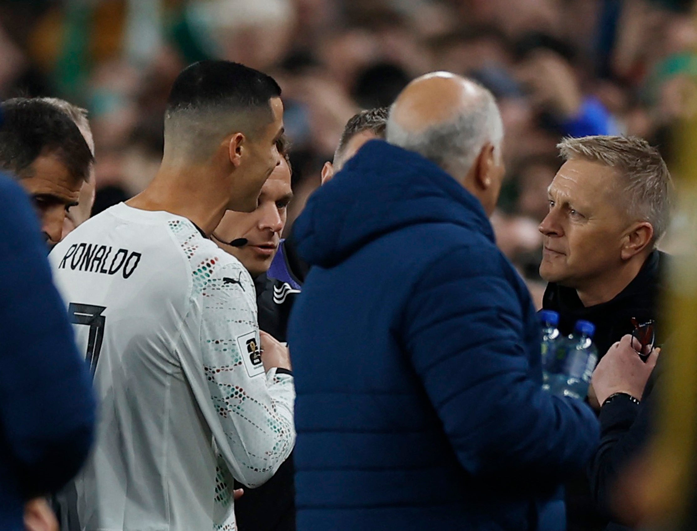 Ireland boss wonders if he got in Cristiano Ronaldo’s head after red-card strop