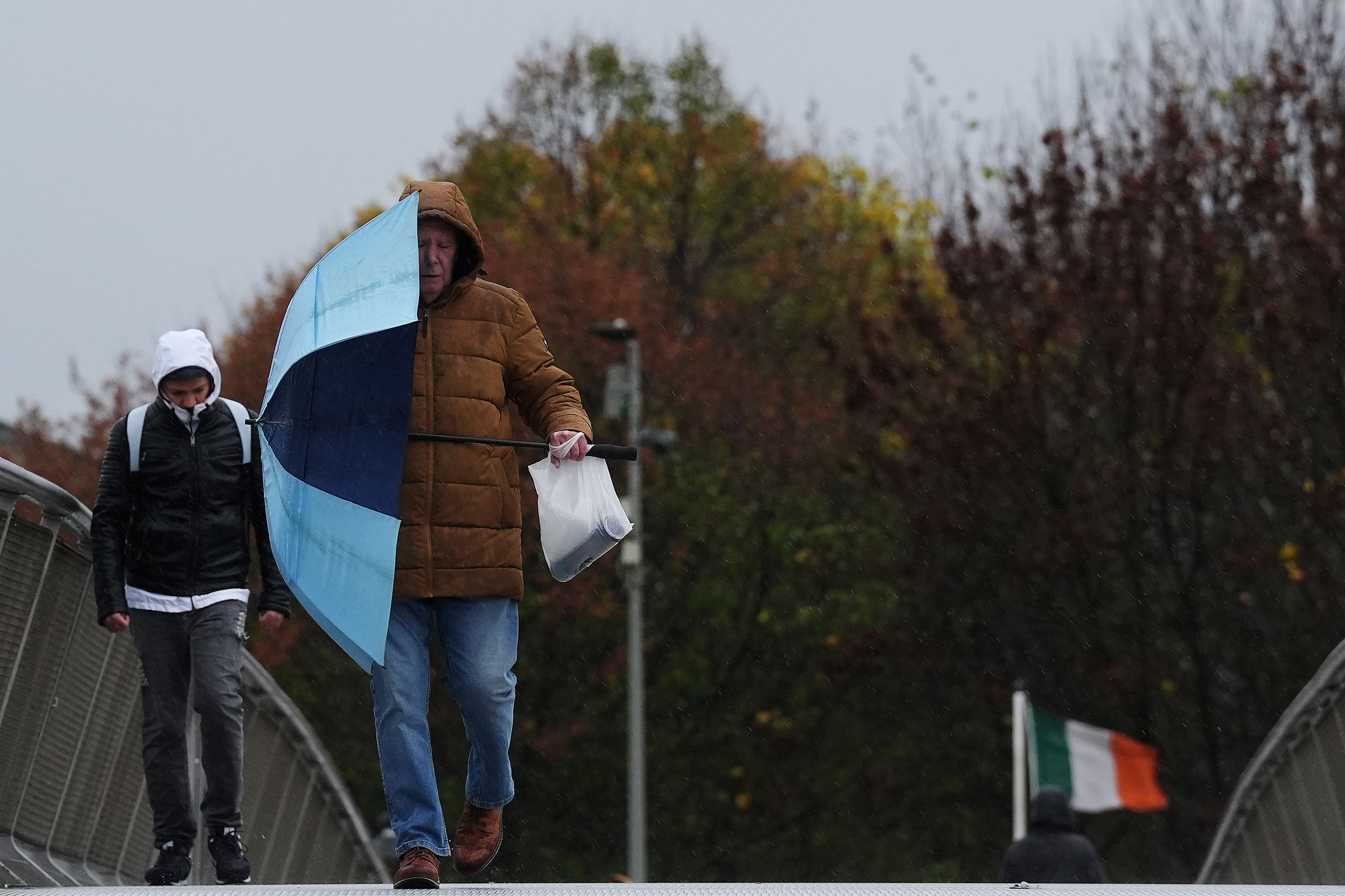 Parts of Ireland have been badly hit by Storm Claudia (Brian Lawless/PA)