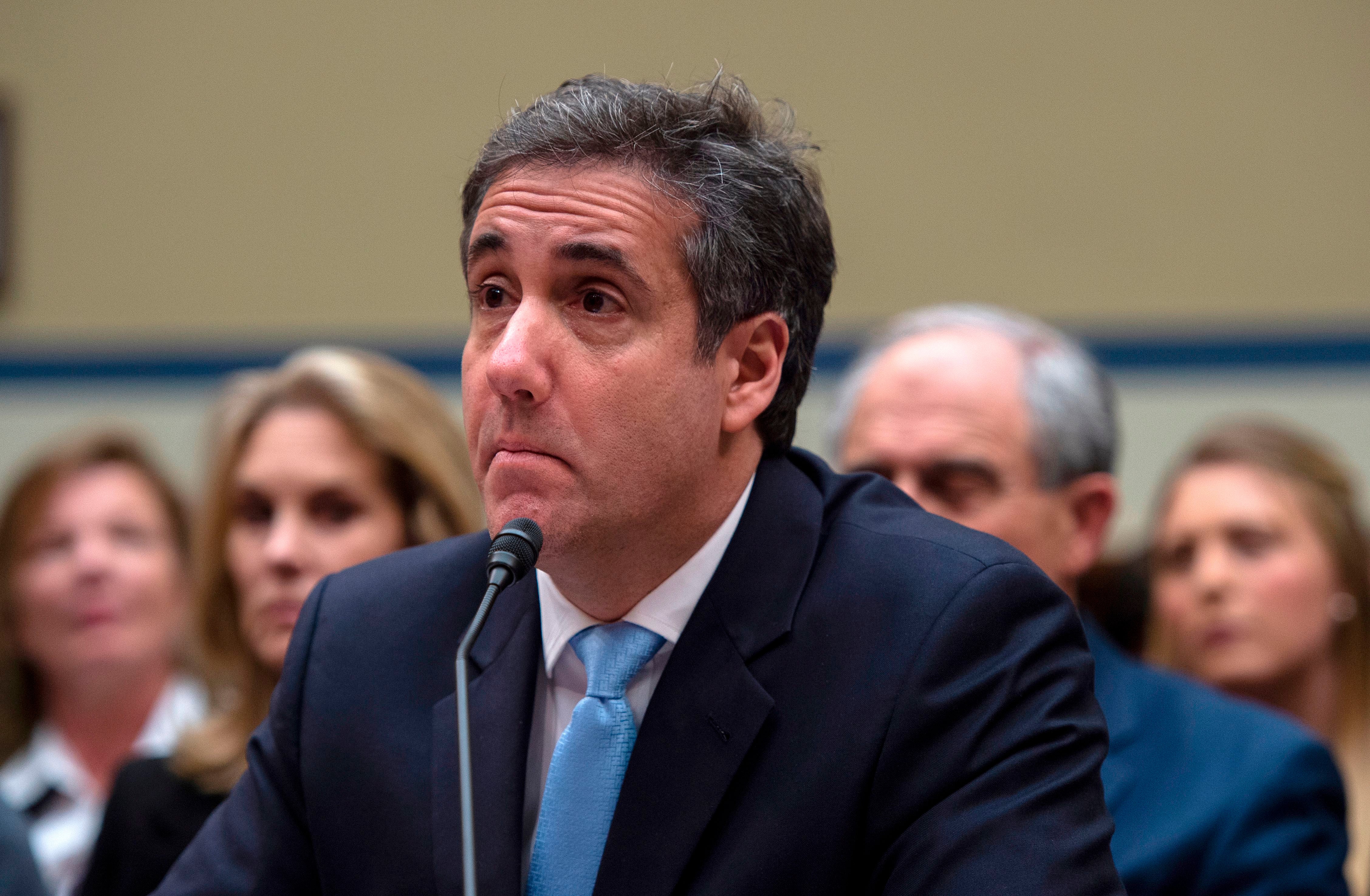 The timings and contents of the text messages align with questions she asked during the hearing, where Cohen was testifying before the oversight committee against Trump