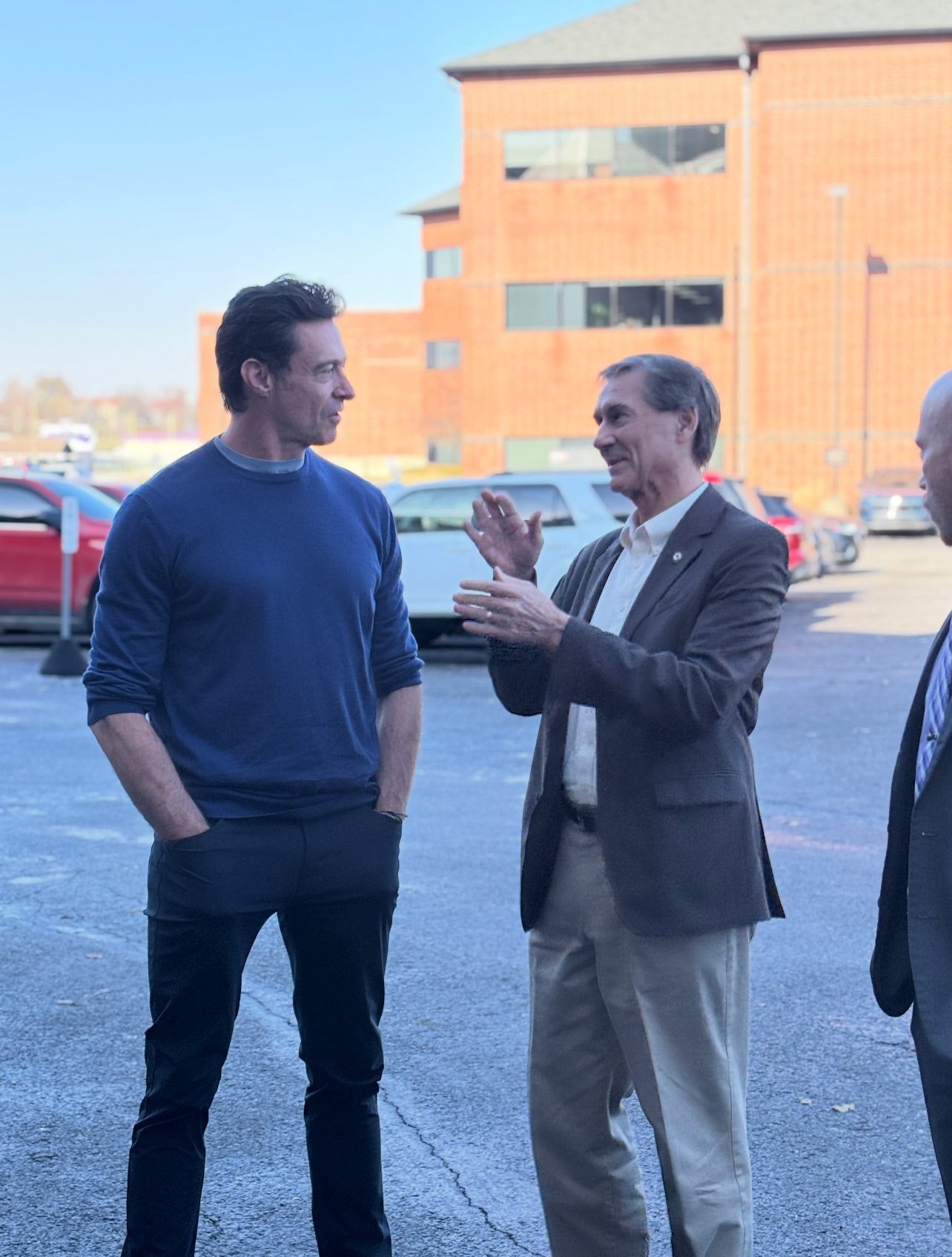 Jackman also stopped by Muncie City Hall and visited with Mayor Dan Ridenour and staff