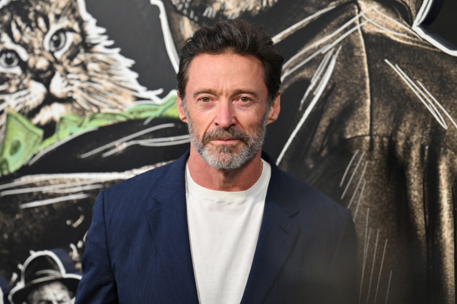 Hugh Jackman attended the Muncie, Indiana, memorial of Corporal Blake Reynolds, who was hit and killed this week while pulling over and helping another stranded semi truck driver