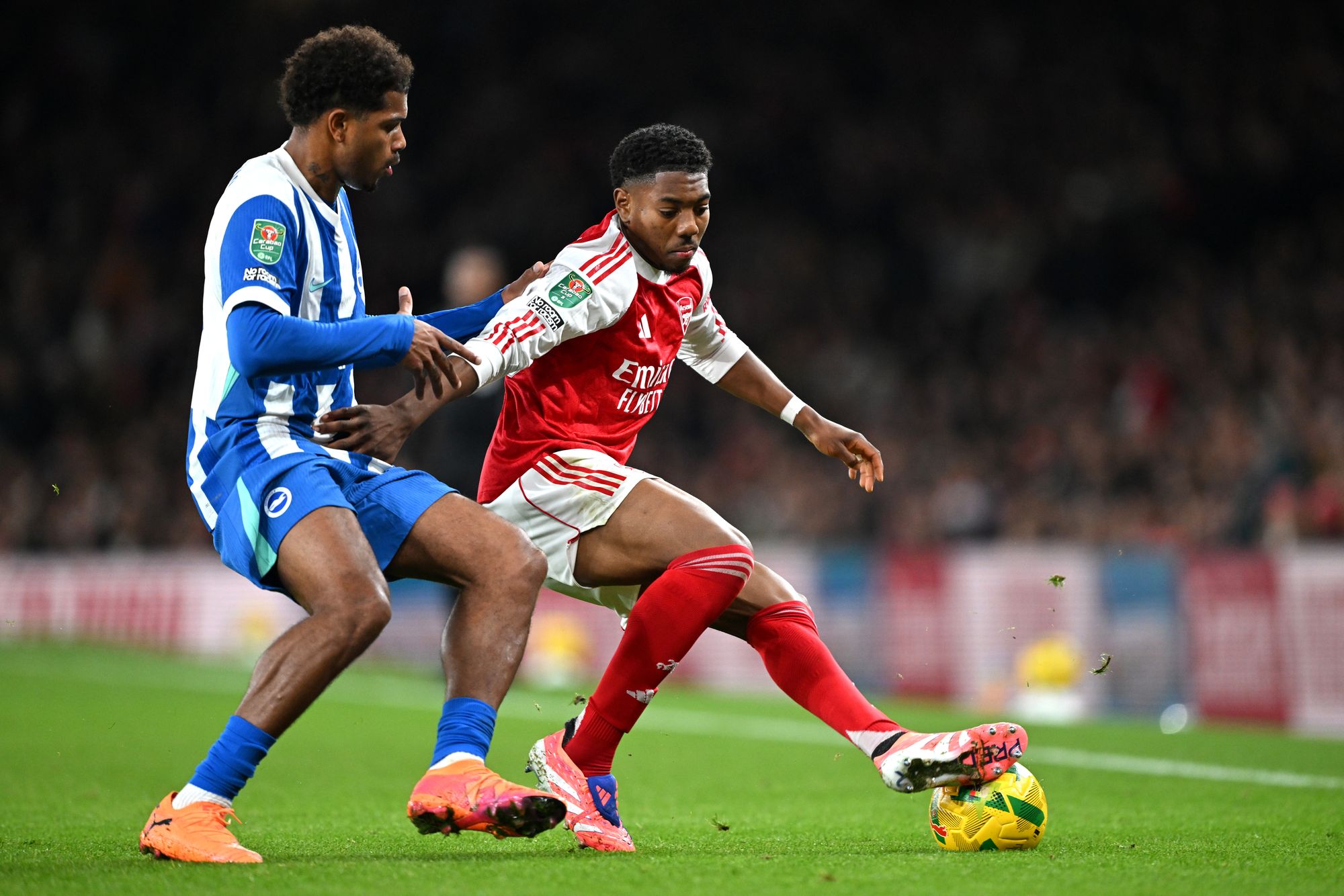 Myles Lewis-Skelly has dropped down the pecking order at Arsenal, jeopardising his place at the World Cup