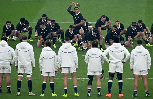 <p>England produced a defiant response to the haka</p>
