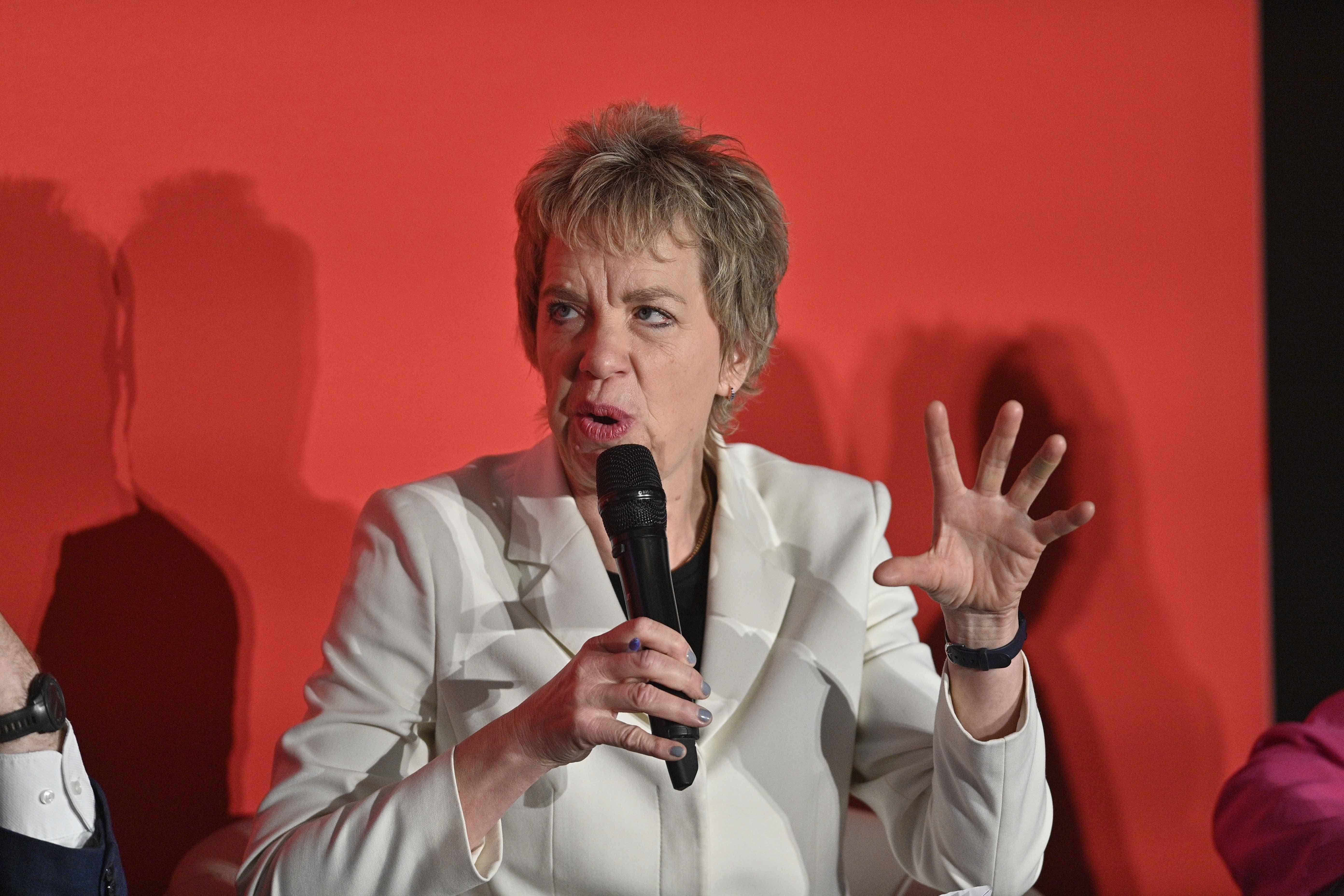 Ivana Bacik TD during the SDLP Annual conference at Crowne Plaza Hotel, Belfast (Mark Marlow/PA)