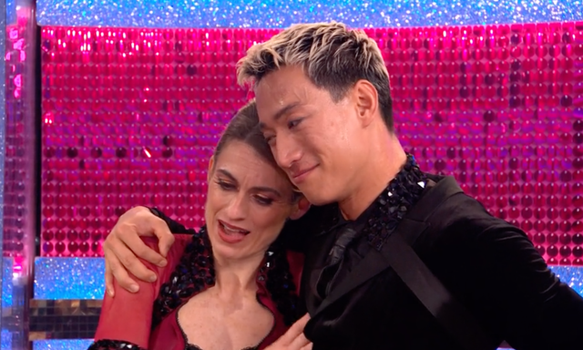 <p>Karen Carney and Carlos Gu</p>