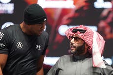 Saudi boxing chief Turki Alalshikh denies rumoured ‘slowdown’ in spending on fights