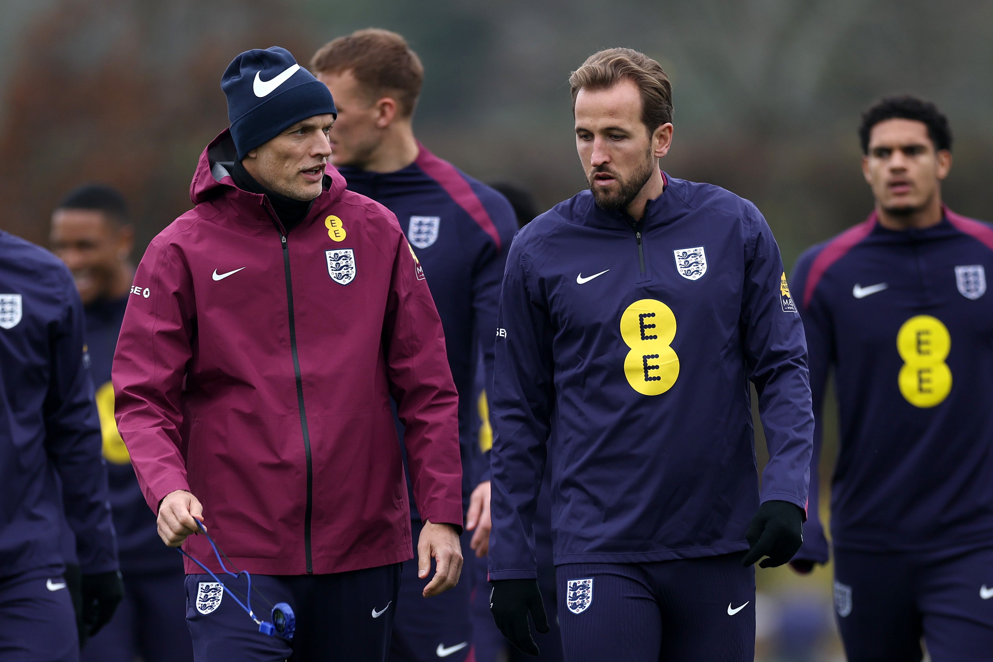 Harry Kane has named the five players in England’s leadership group