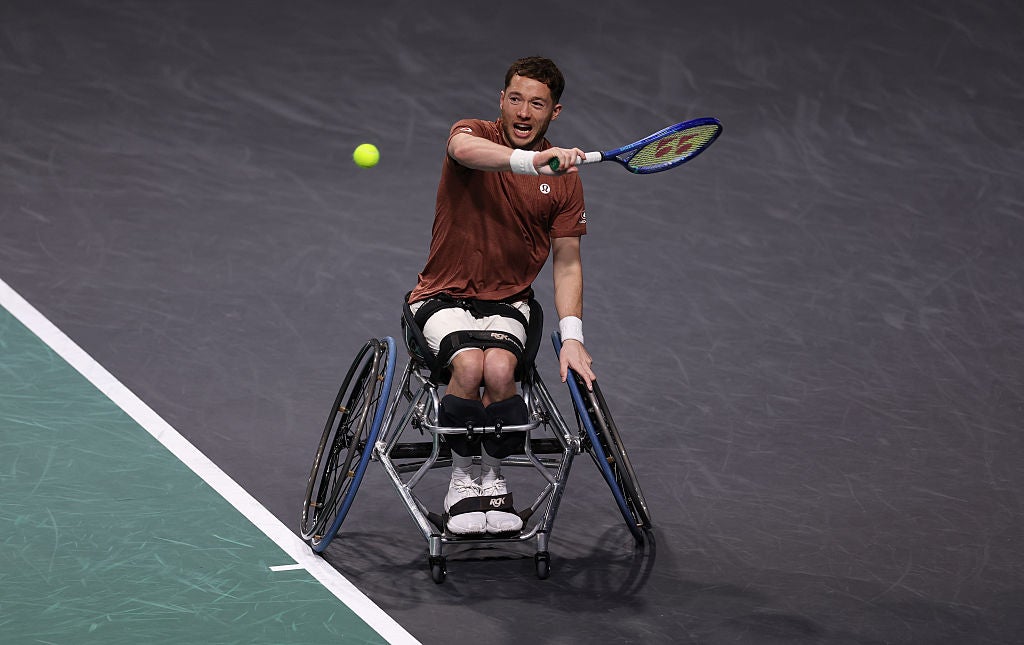 Britain’s Alfie Hewett loses out in Wheelchair Masters final to world No 1 Tokito Oda