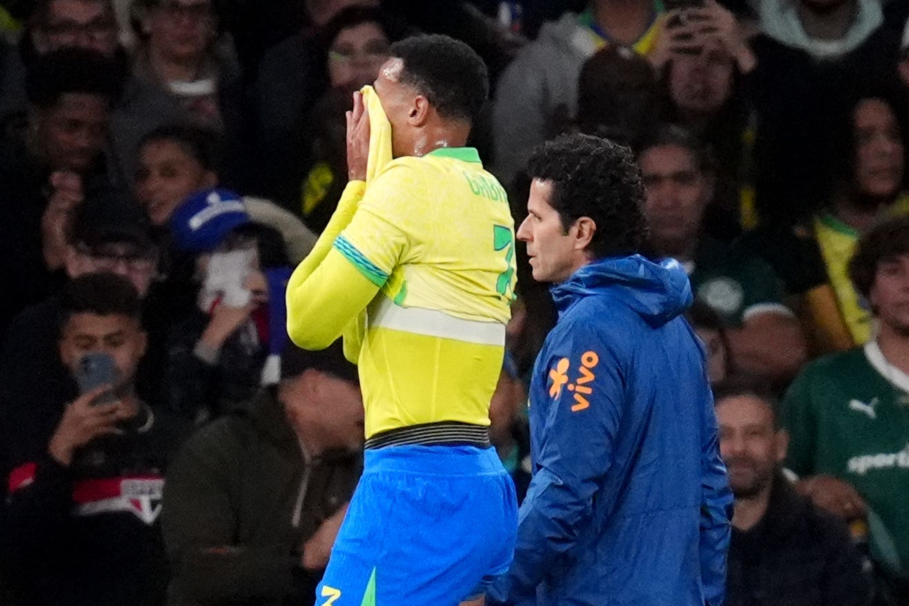 Gabriel sent back to Arsenal for treatment after getting injured on Brazil duty