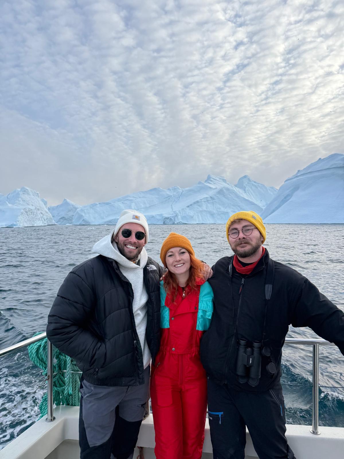 Anna and her companions were delayed by the weather, but still managed to explore the glaciers