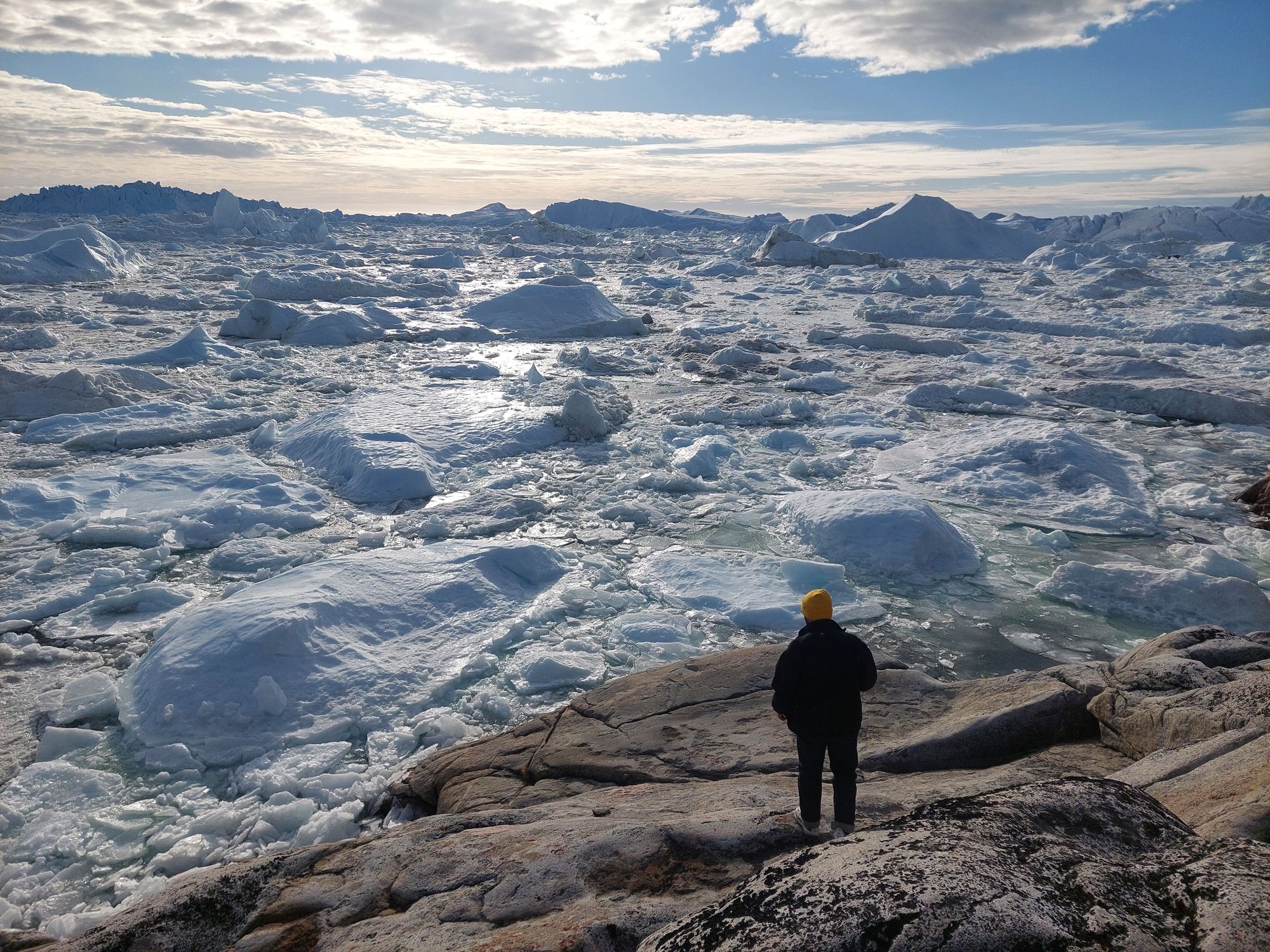 Anna hiked as much as possible while away