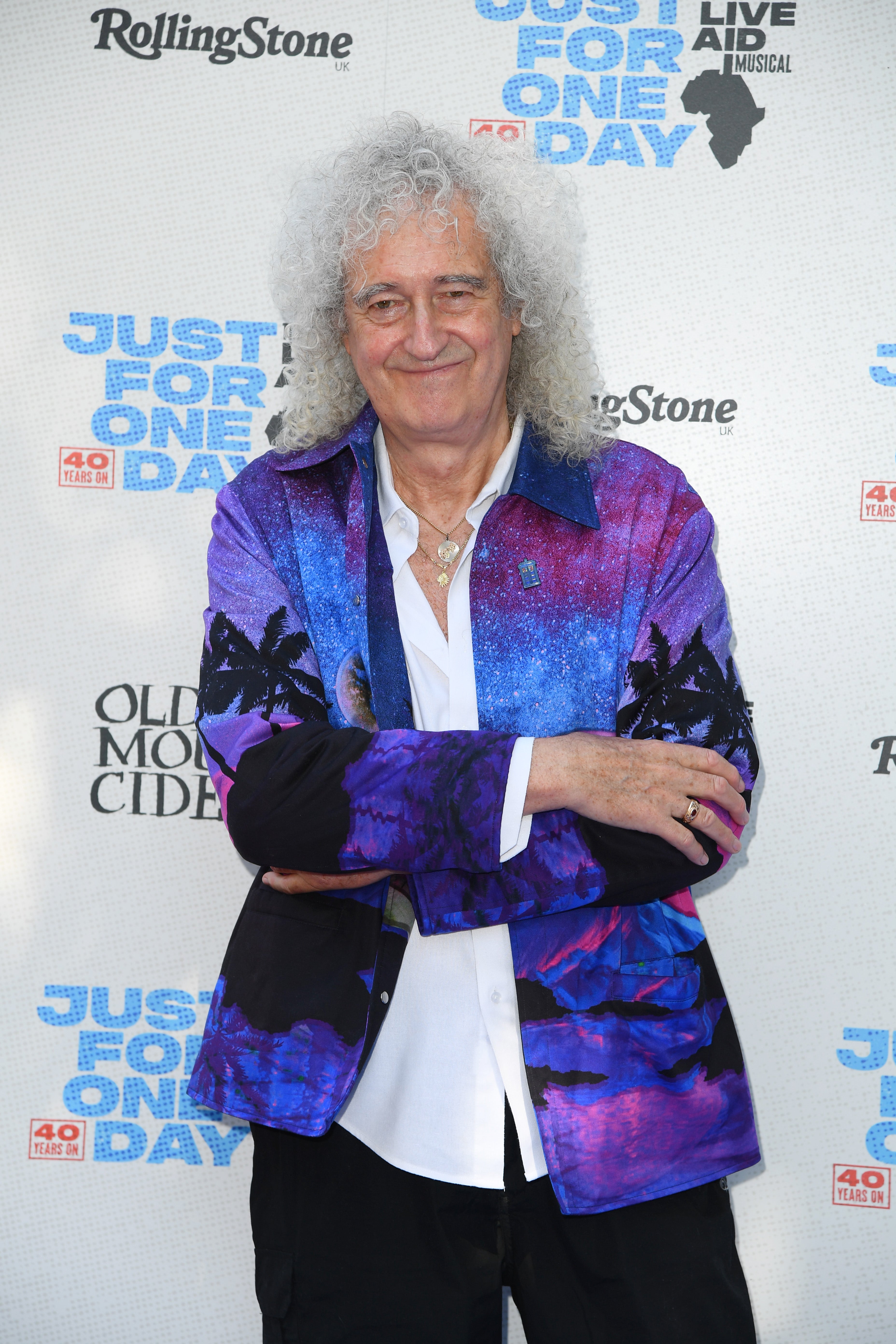 Brian May pictured in July