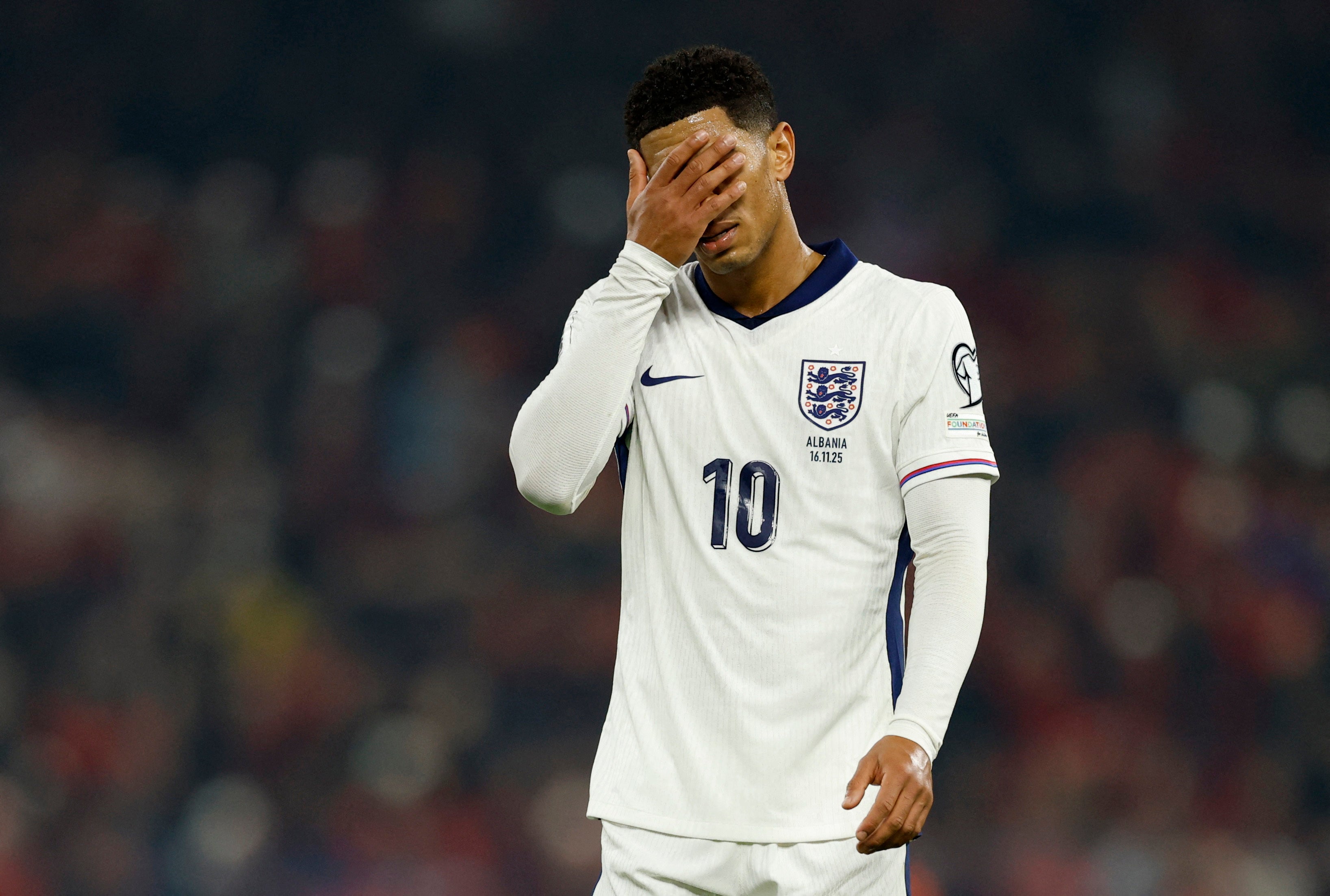 Jude Bellingham was ‘not happy’ when he was taken off against Albania