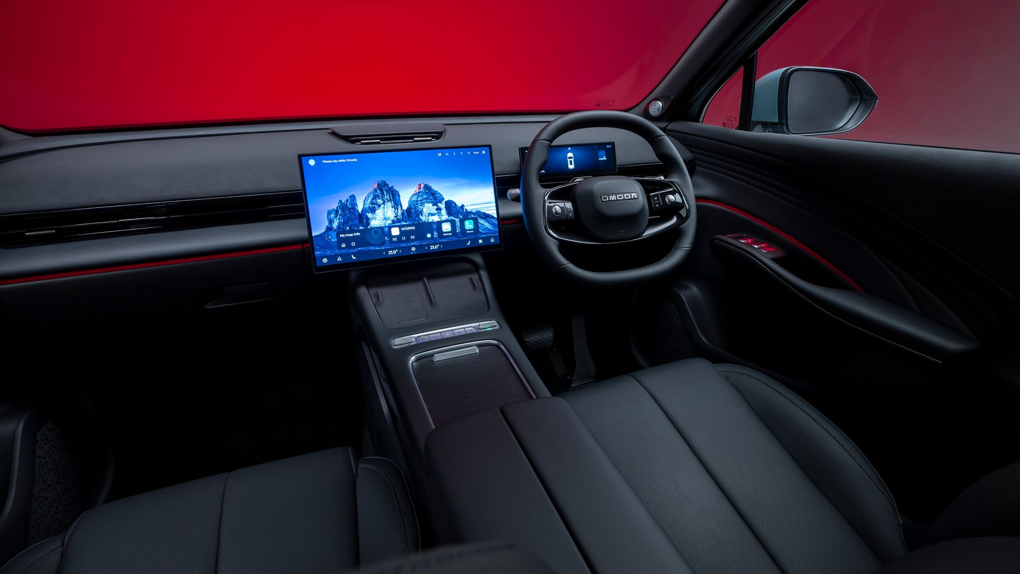 As with all Omodas, there's a lavish spec including Sony audio