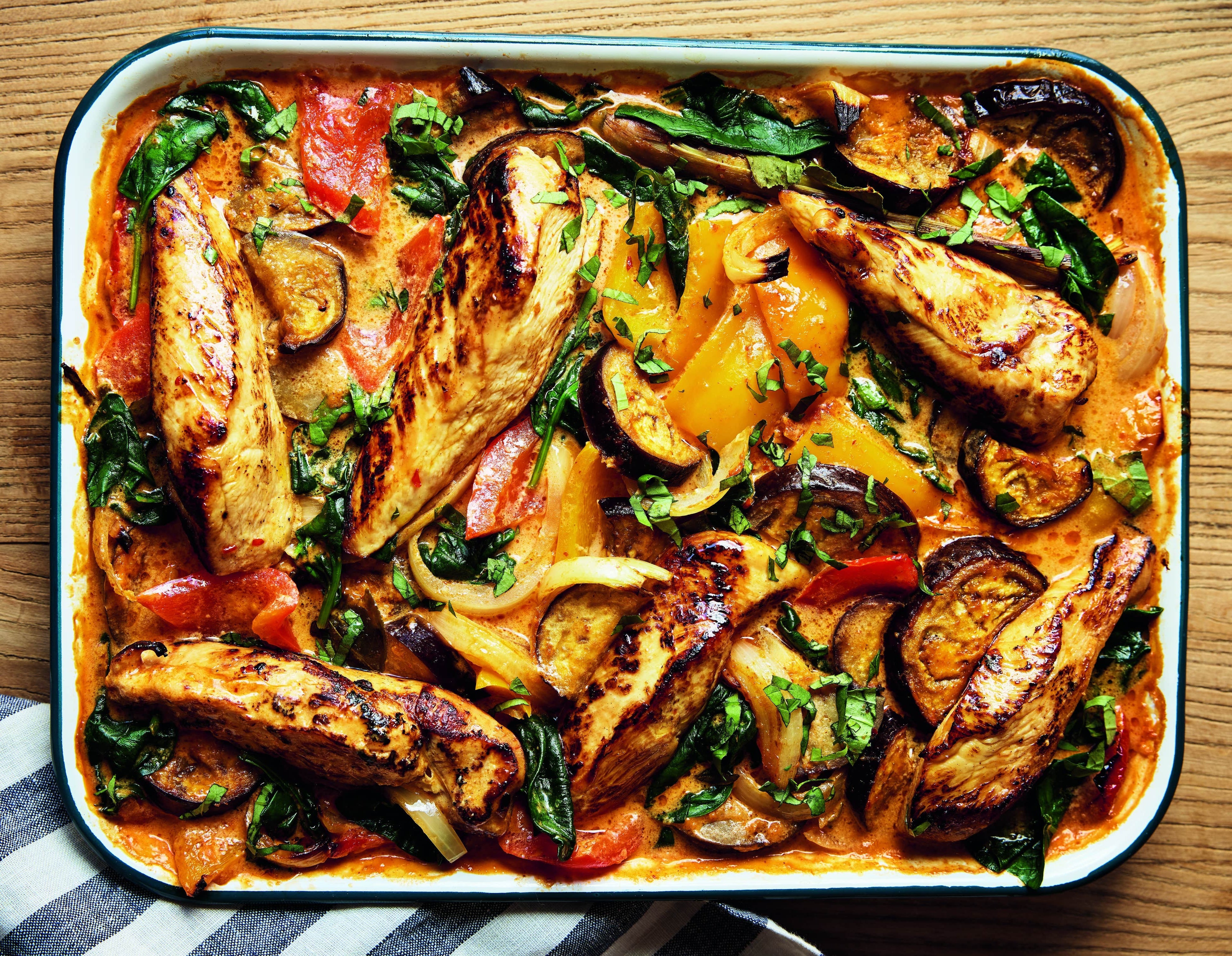 <p>Mary Berry’s take on a Thai-style traybake proves one-pan dinners can still feel special</p>