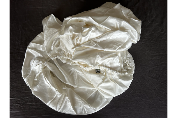 best silk bedding indybest review Scooms Mulberry silk fitted sheet