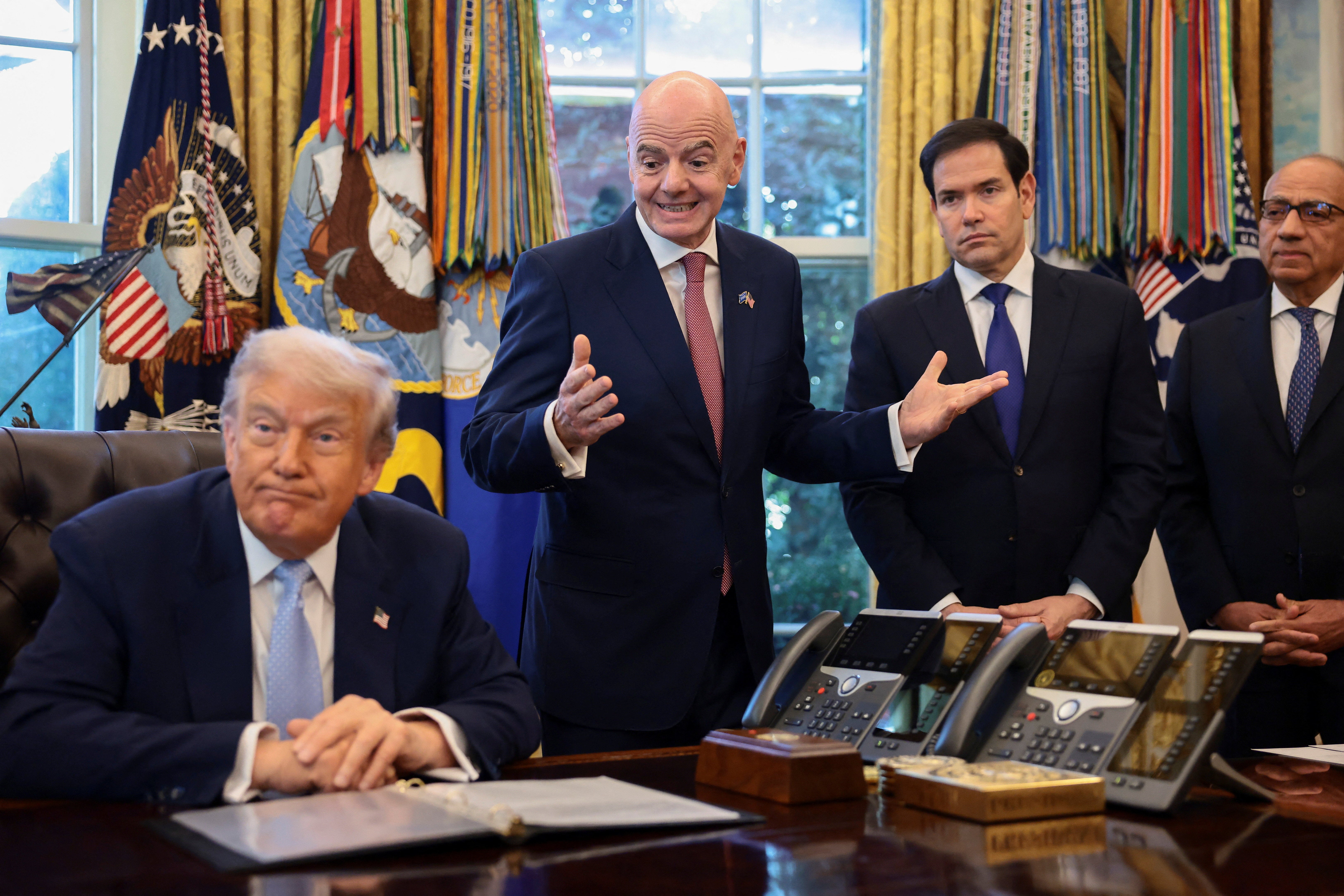 Gianni Infantino has been a regular guest of Donald Trump before the 2026 World Cup