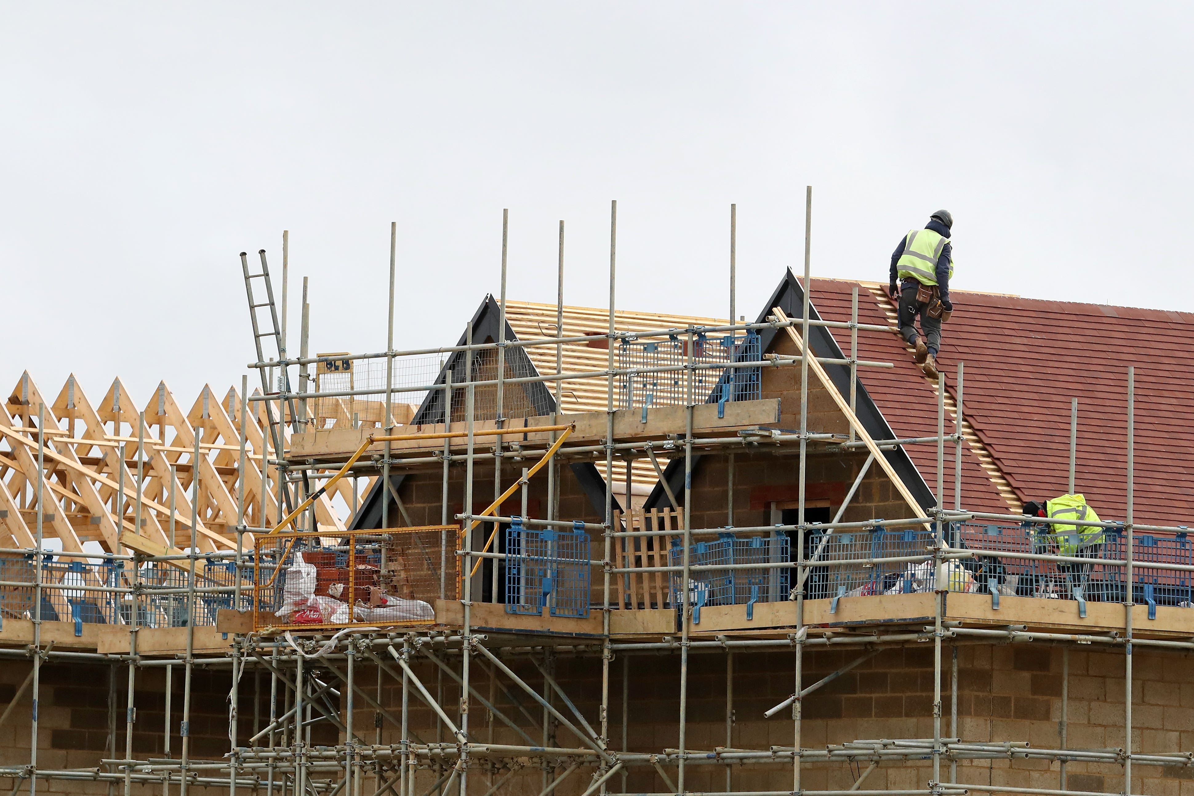 Labour has pledged to build 1.5 million homes by the next election, but will need to increase the pace of building if it is to meet its target (Gareth Fuller/PA)