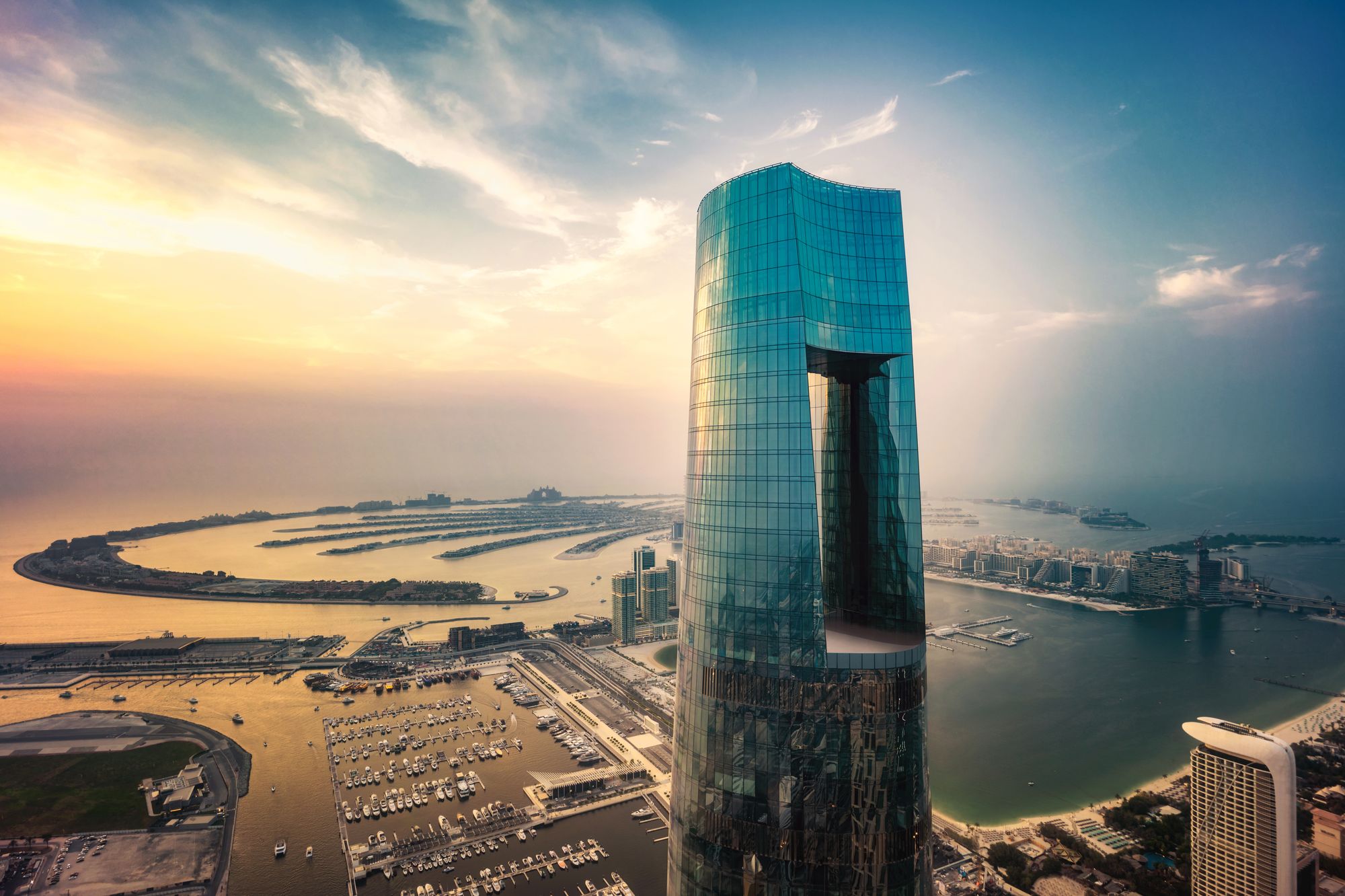 <p>Ciel Dubai Marina now holds the title of the world's tallest hotel</p>
