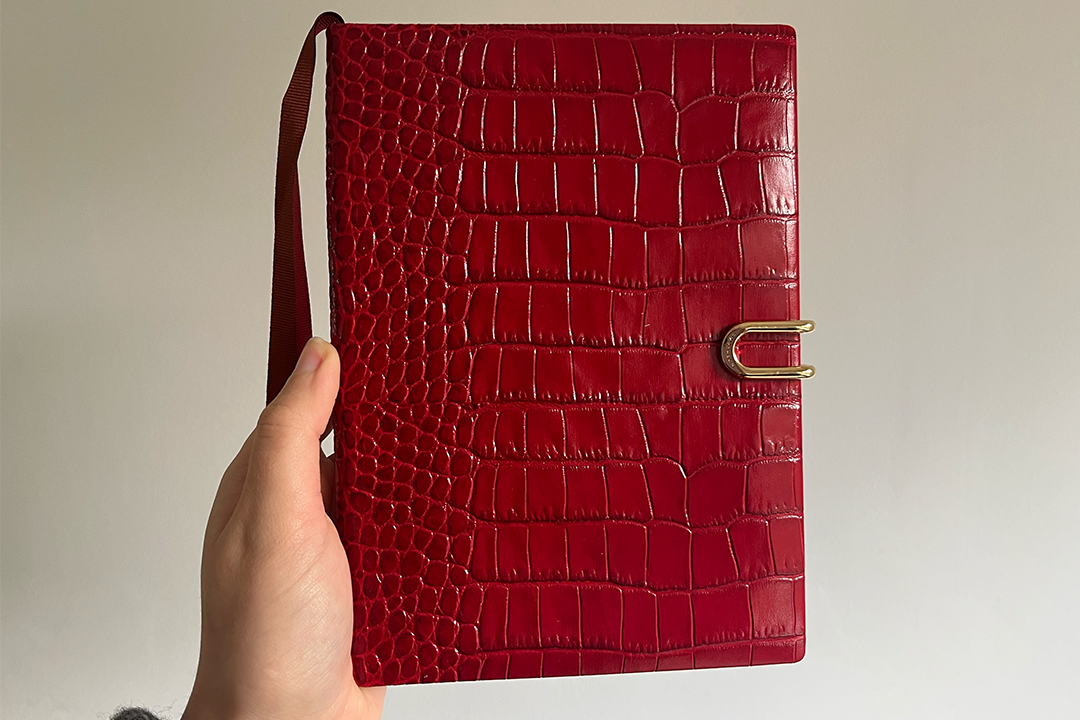 Best diary IndyBest review Smythson 2026 Soho weekly diary with slide in mara