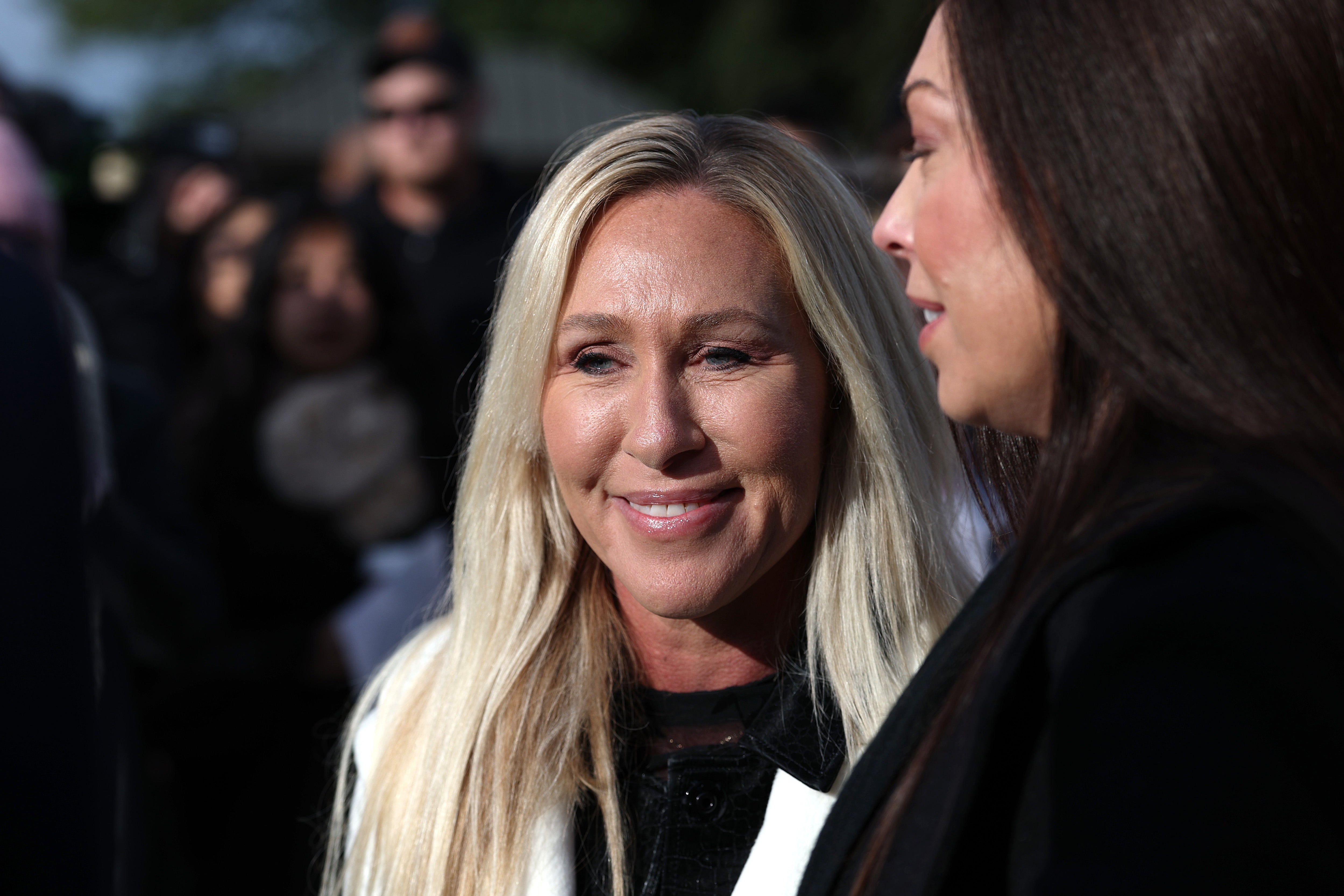 MAGA-aligned Rep. Marjorie Taylor Greene cited threats from Trump supporters as a reason she would resign in January