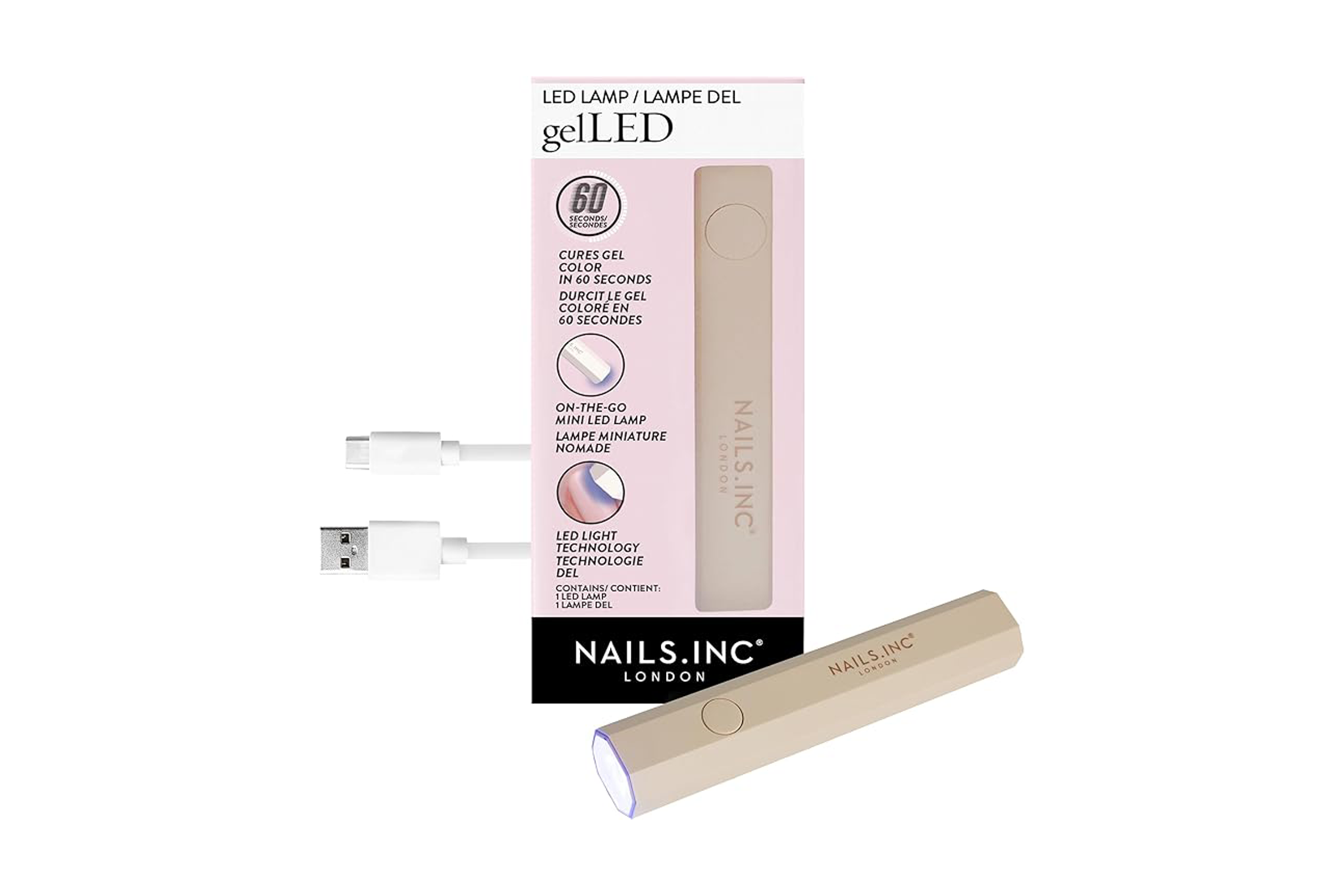 best gel nail kit indybest review Nails Inc gelLED on-the-go mini portable LED lamp