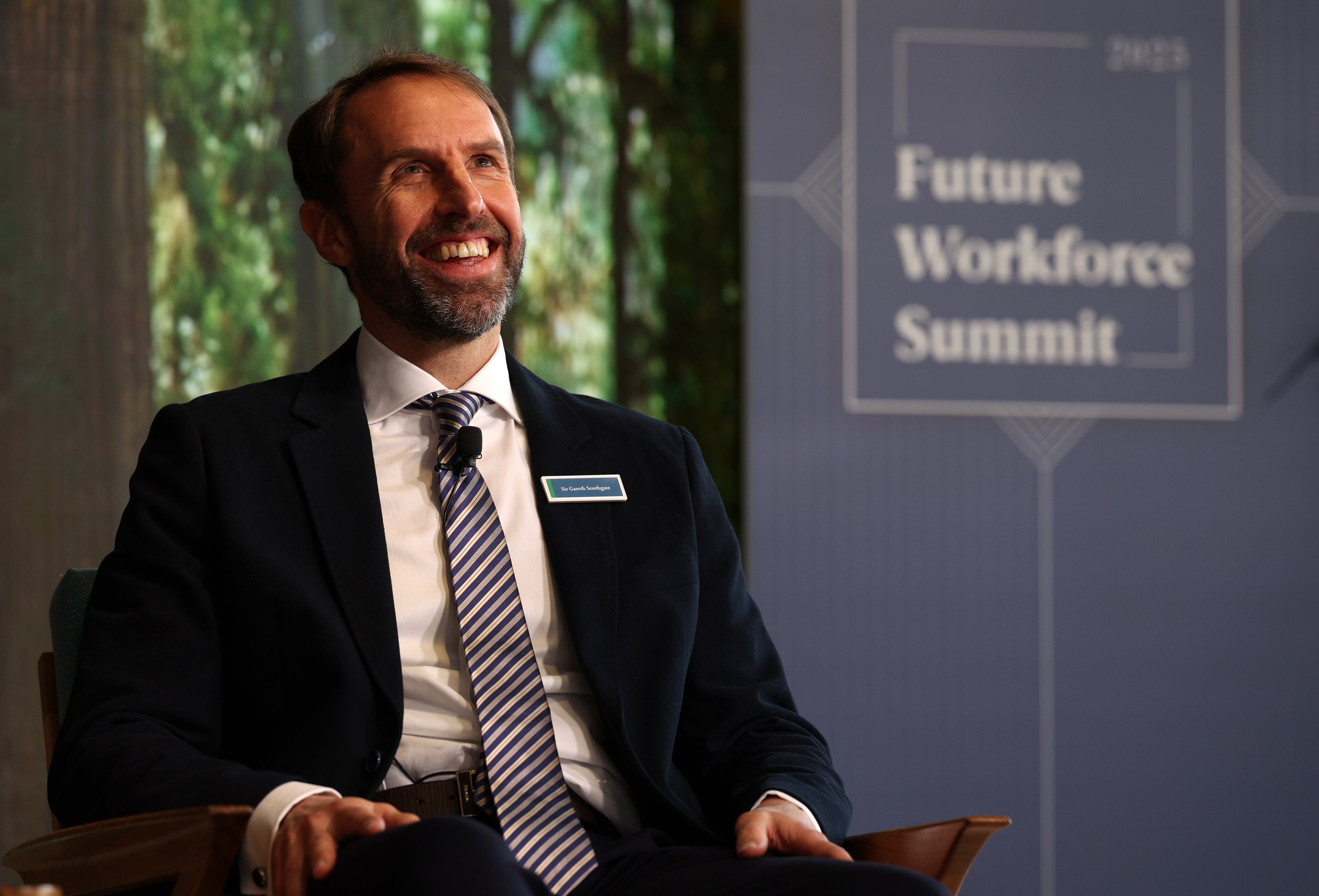 Former England manager Gareth Southgate has talked about promoting positive role models for young men