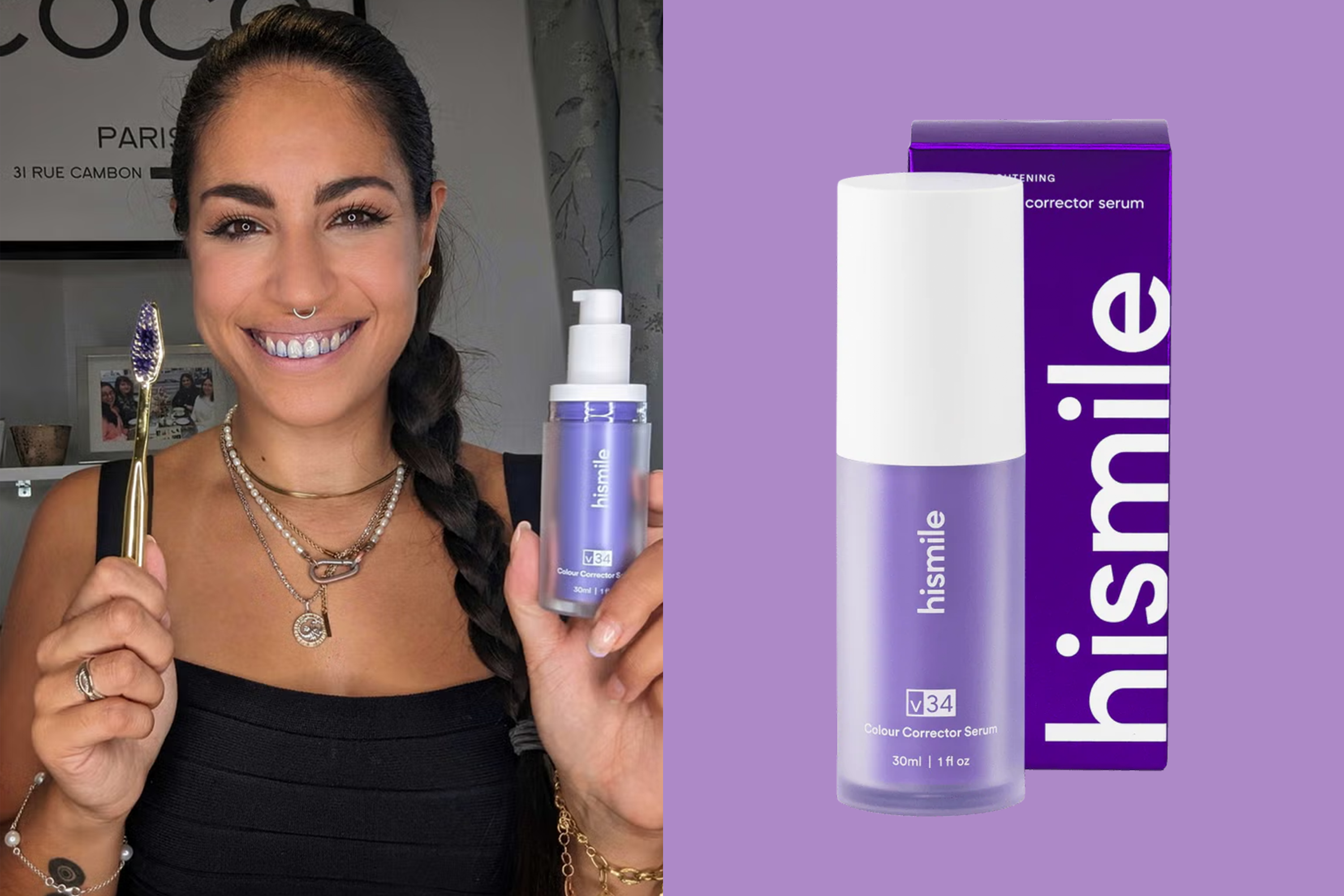 The V34 colour corrector is the perfect quick fix