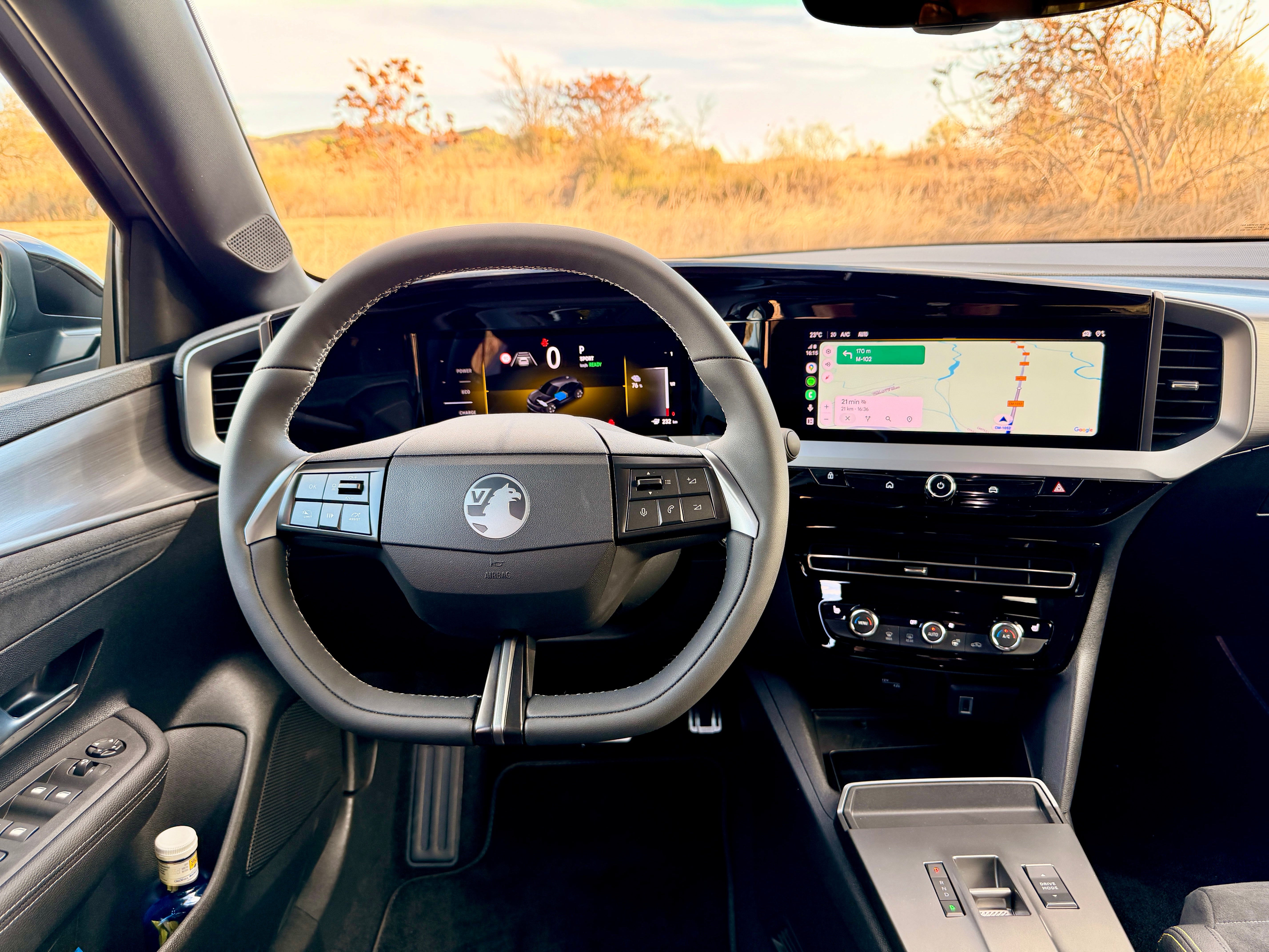 The dash of the Vauxhall Mokka GSE is pretty much unchanged over the standard car